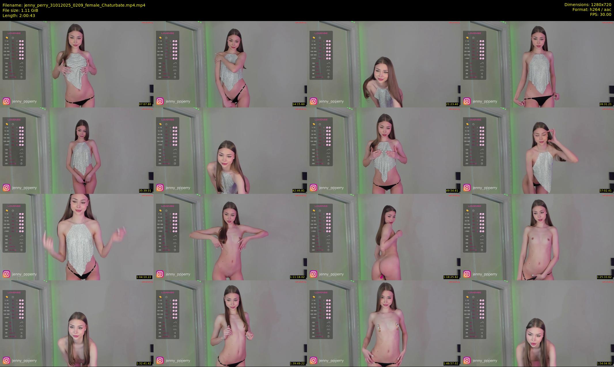 jenny_perry — 121 minute Chaturbate female cam show recording, 720p, Jan 31, 2025