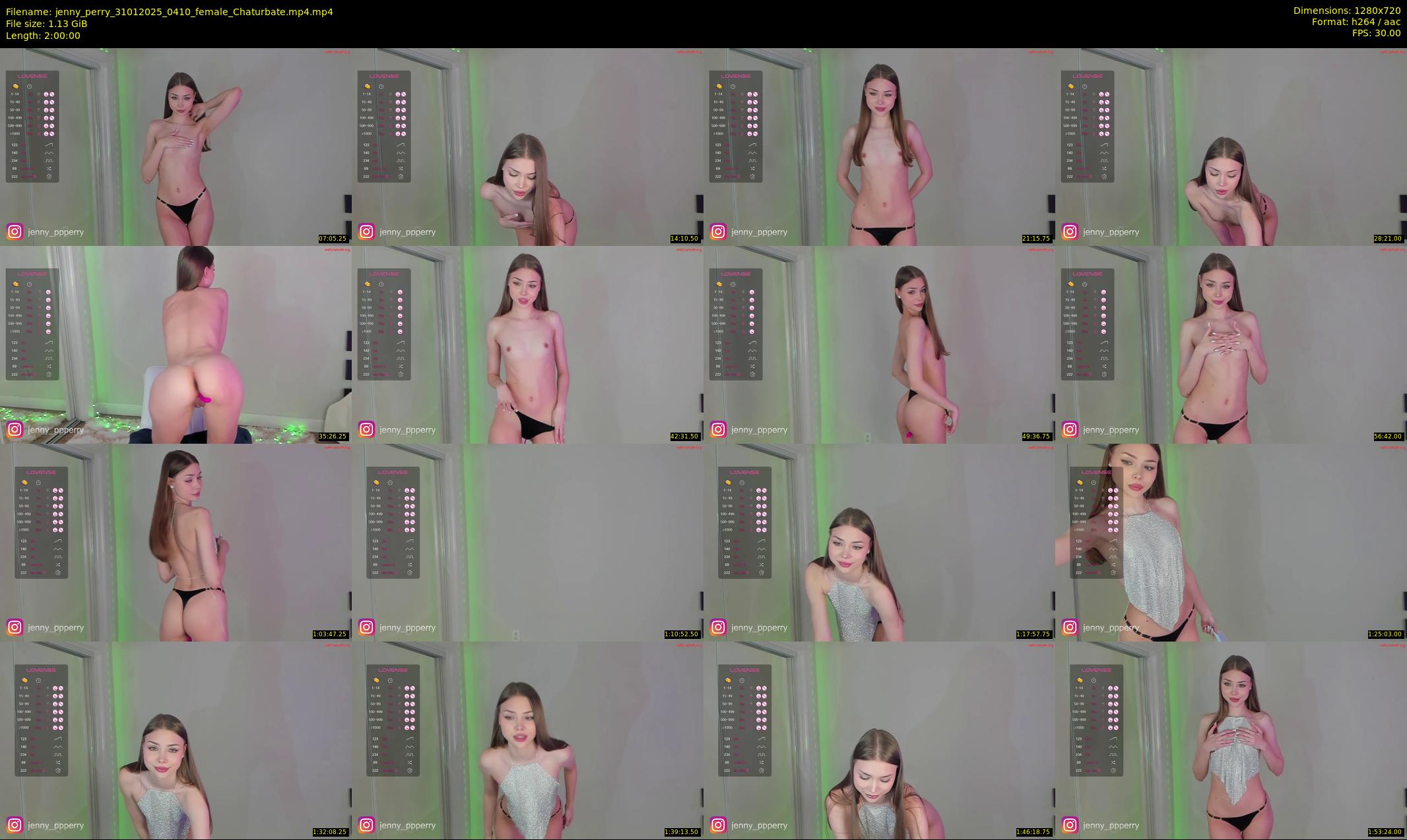 jenny_perry — 120 minute Chaturbate female cam show recording, 720p, Jan 31, 2025