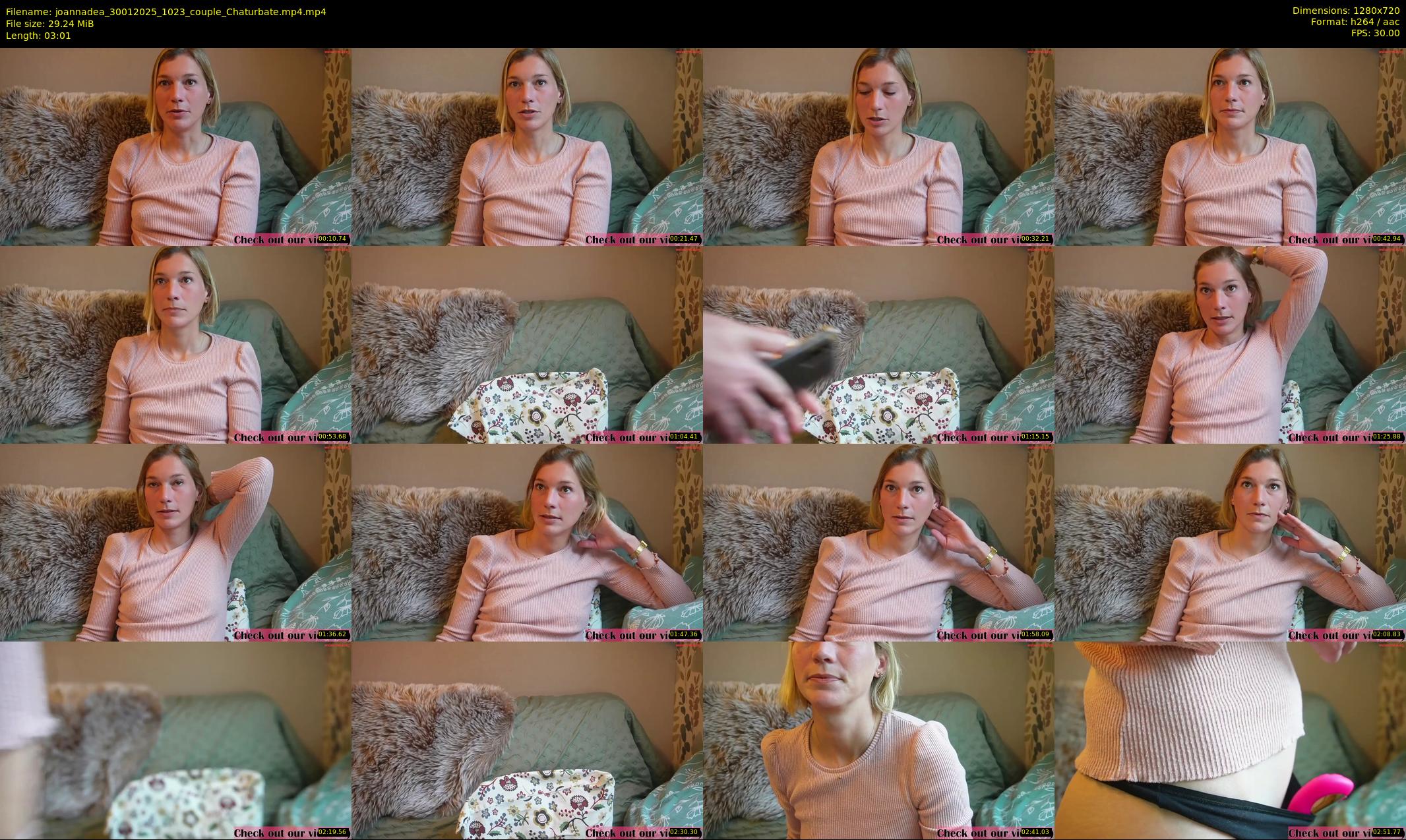 joannadea — 4 minute Chaturbate female cam show recording, 720p, Jan 30, 2025