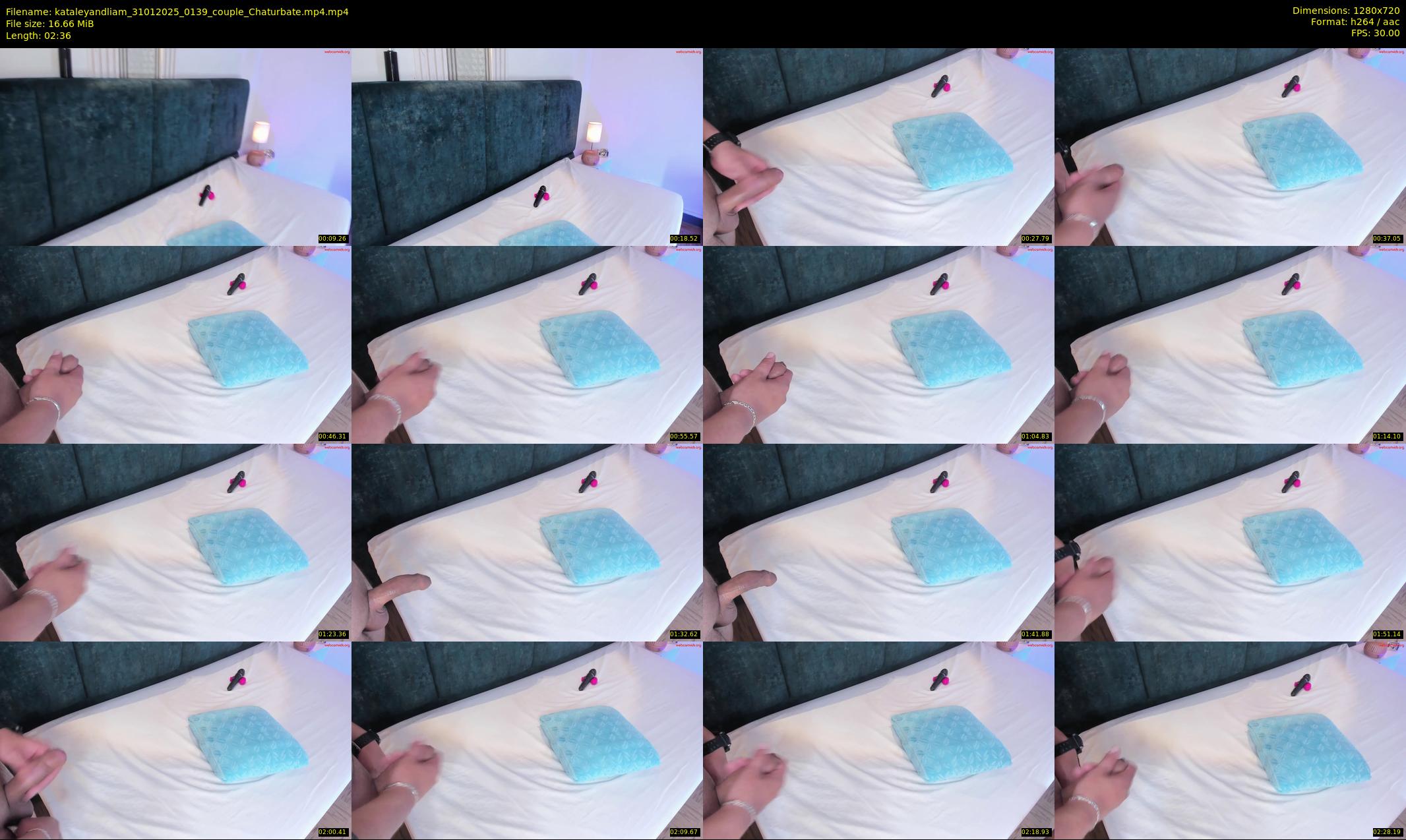 kataleyandliam — 3 minute Chaturbate couple cam show recording, 720p, Jan 31, 2025
