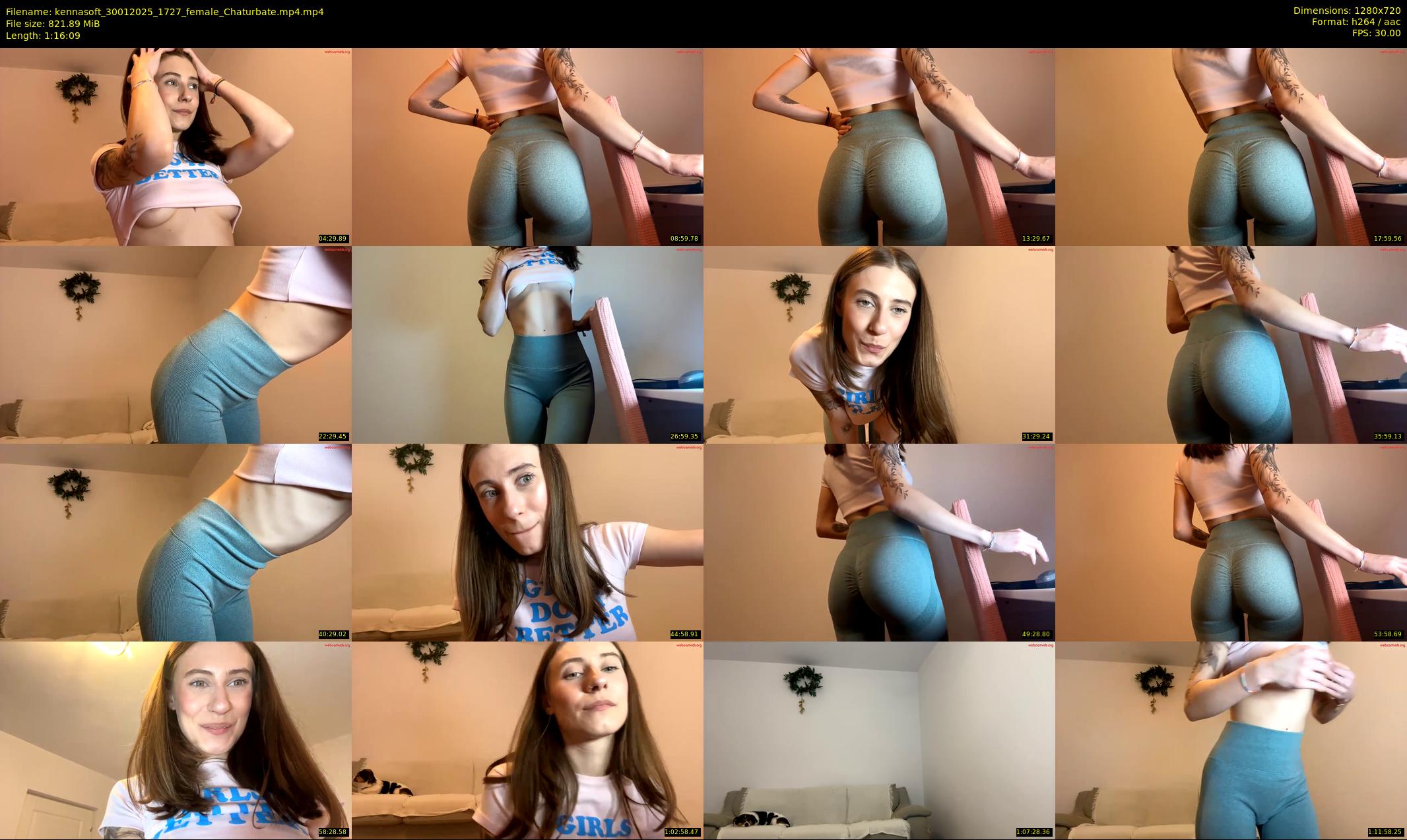 kennasoft — 77 minute Chaturbate female cam show recording, 720p, Jan 30, 2025