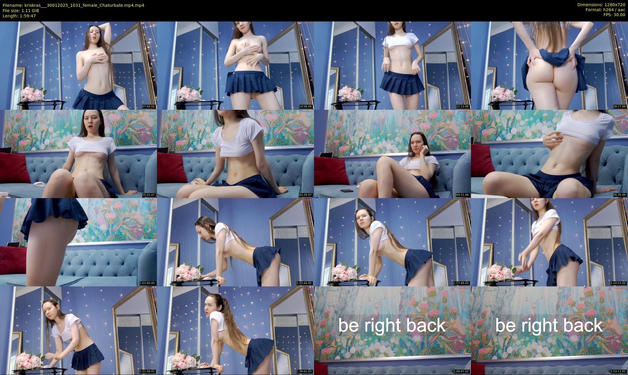 kriskras__ — 120 minute Chaturbate female cam show recording, 720p, Jan 30, 2025