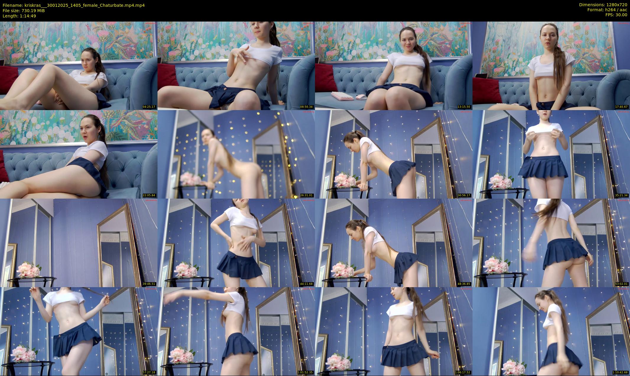 kriskras__ — 75 minute Chaturbate female cam show recording, 720p, Jan 30, 2025