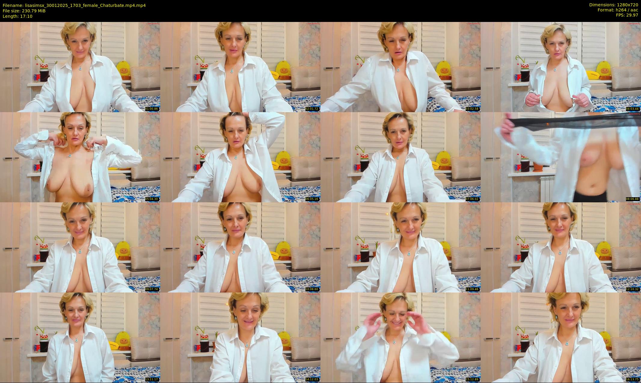 lisasimsx — 18 minute Chaturbate female cam show recording, 720p, Jan 30, 2025