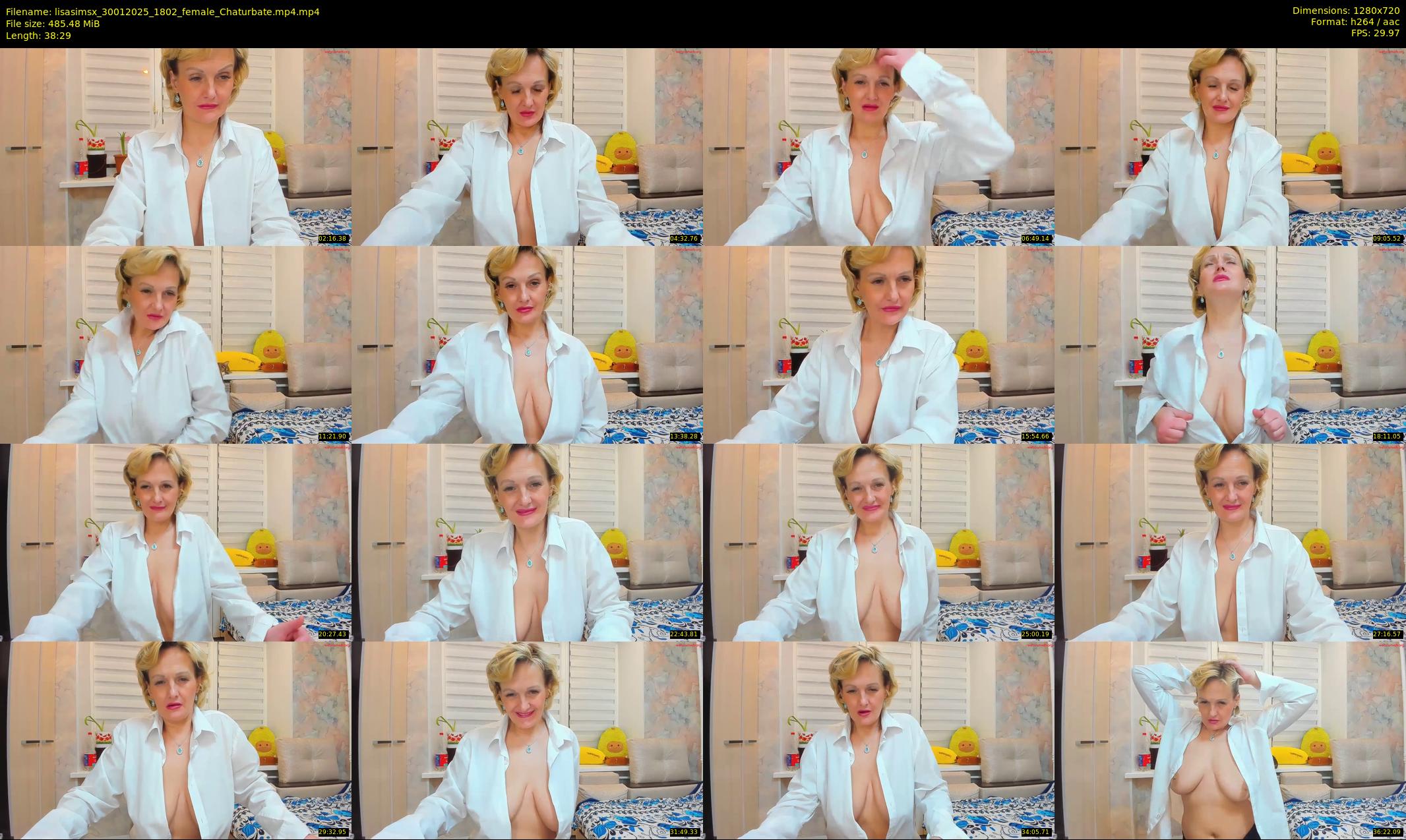 lisasimsx — 39 minute Chaturbate female cam show recording, 720p, Jan 30, 2025
