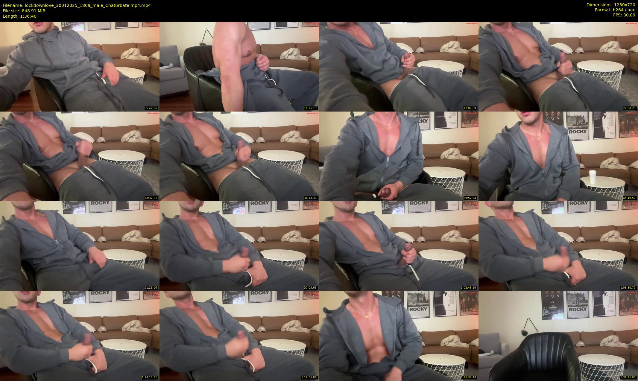 lockdownlove — 97 minute Chaturbate male cam show recording, 720p, Jan 30, 2025