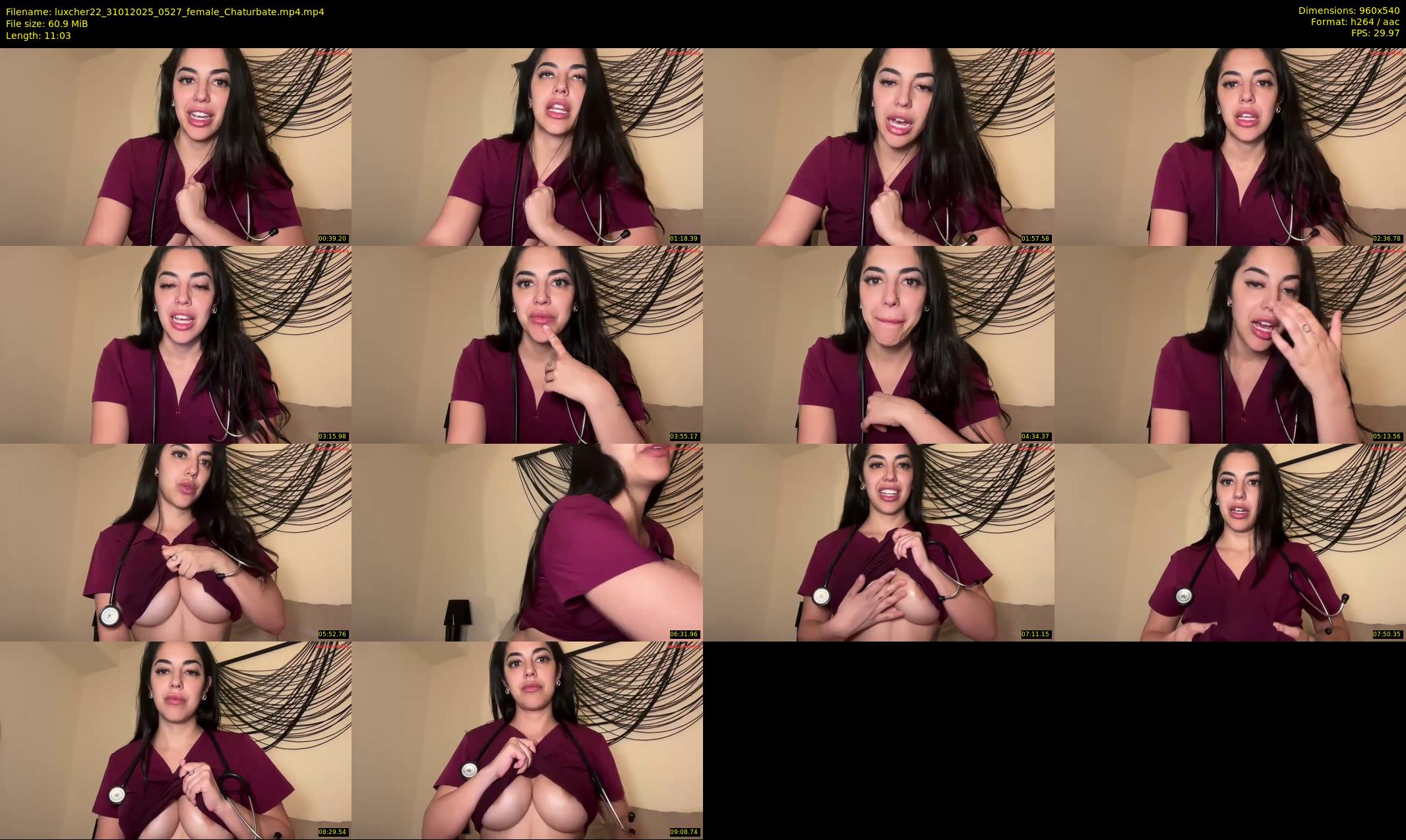 luxcher22 — 12 minute Chaturbate female cam show recording, 480p, Jan 31, 2025