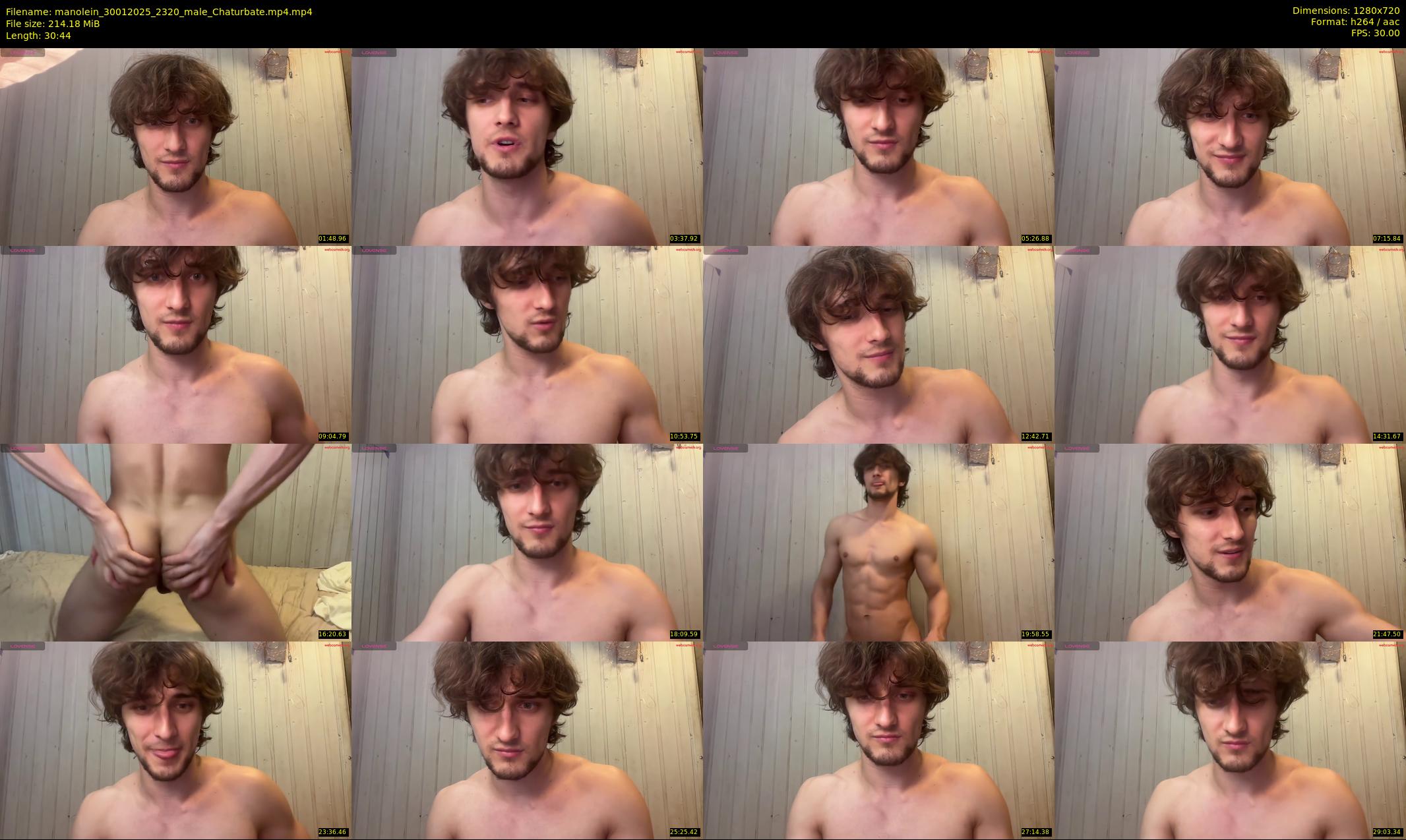 manolein — 31 minute Chaturbate male cam show recording, 720p, Jan 30, 2025