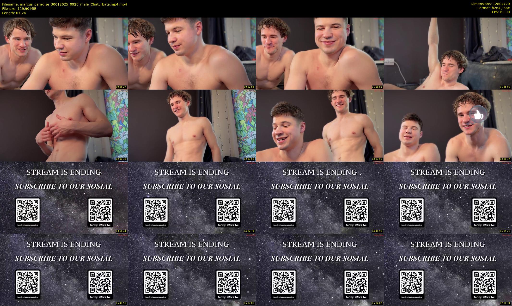 marcus_paradise — 8 minute Chaturbate male cam show recording, 720p, Jan 30, 2025