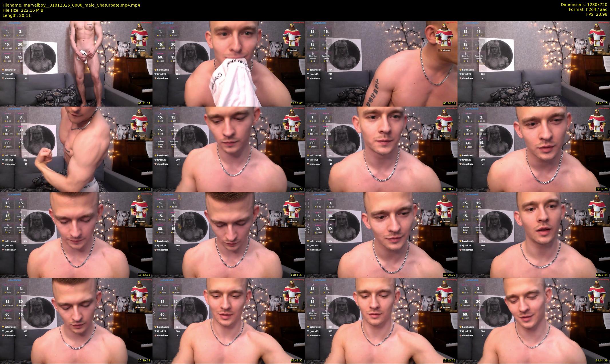 marvelboy_ — 21 minute Chaturbate male cam show recording, 720p, Jan 31, 2025