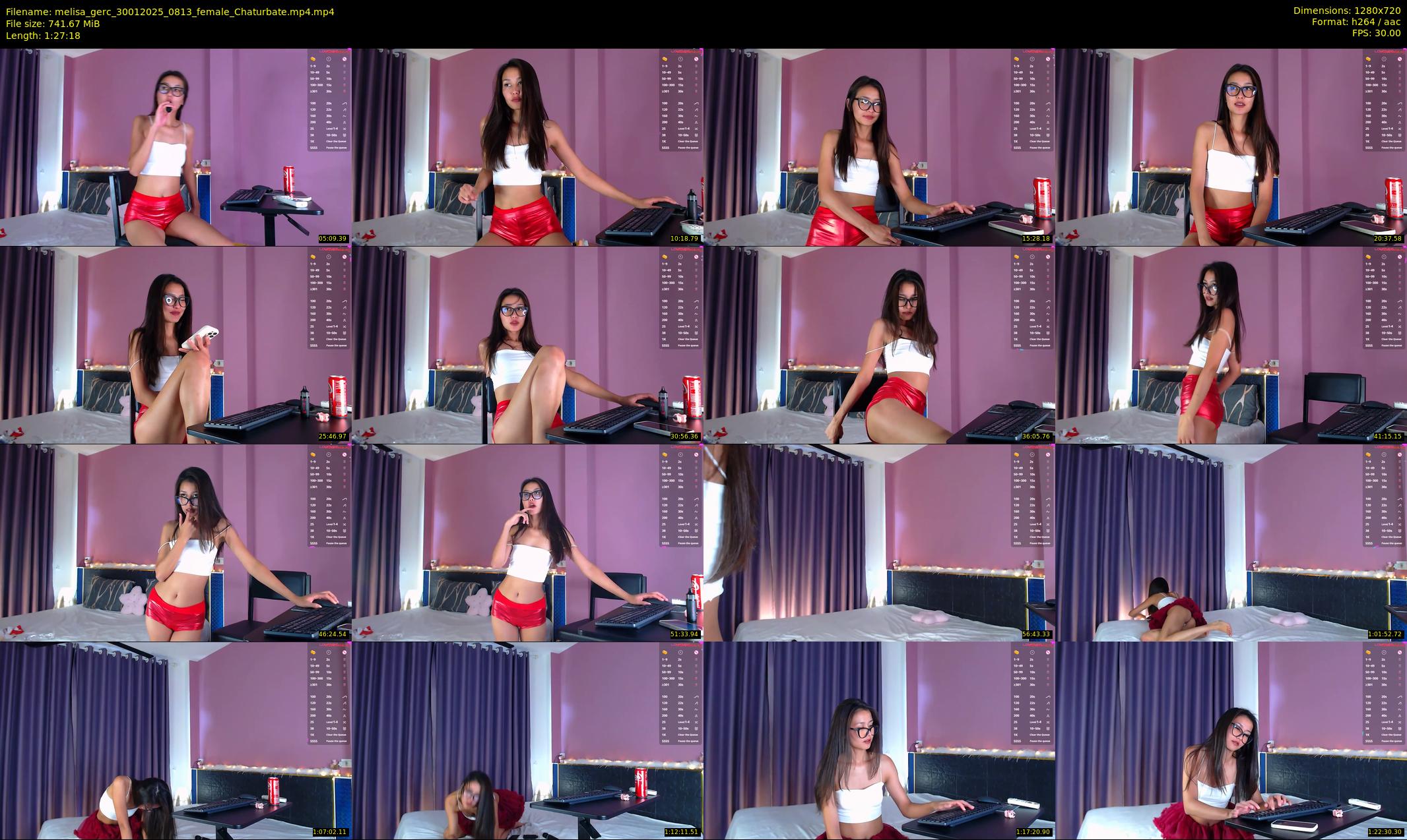 melisa_gerc — 88 minute Chaturbate female cam show recording, 720p, Jan 30, 2025