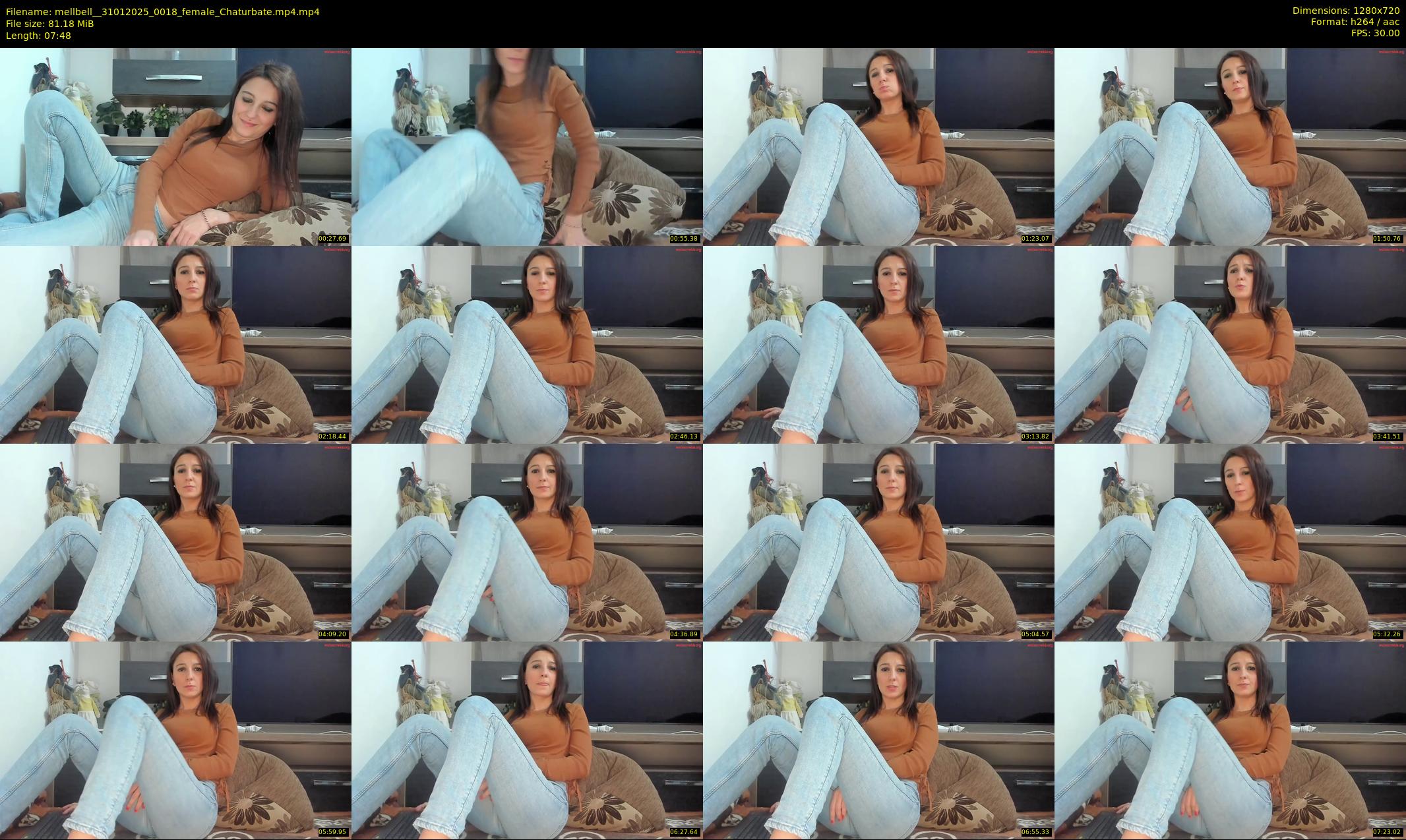 mellbell_ — 8 minute Chaturbate female cam show recording, 720p, Jan 31, 2025