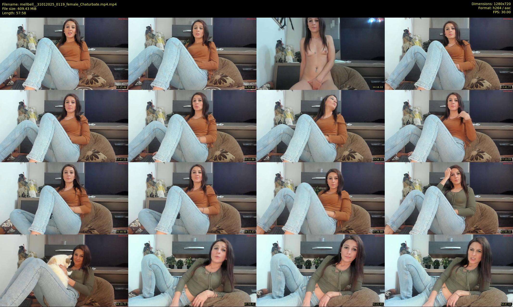 mellbell_ — 58 minute Chaturbate female cam show recording, 720p, Jan 31, 2025