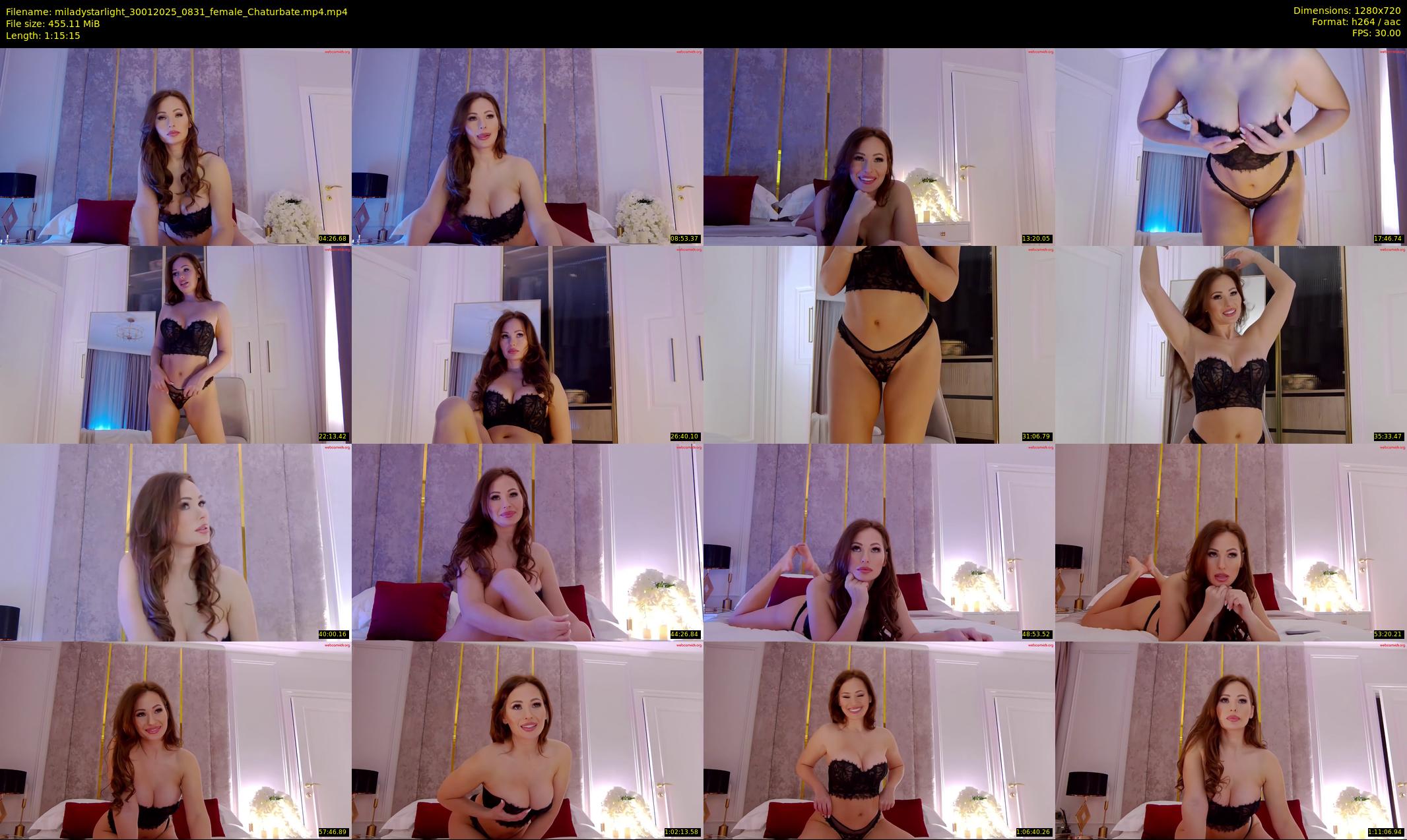 miladystarlight — 76 minute Chaturbate female cam show recording, 720p, Jan 30, 2025