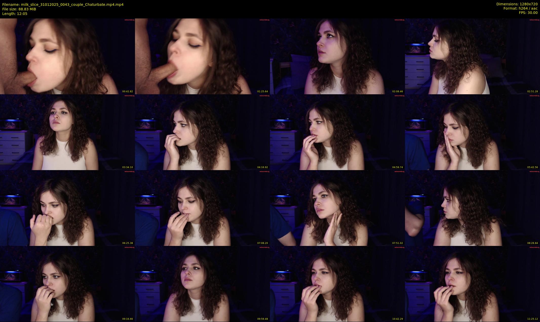 milk_slice — 13 minute Chaturbate couple cam show recording, 720p, Jan 31, 2025