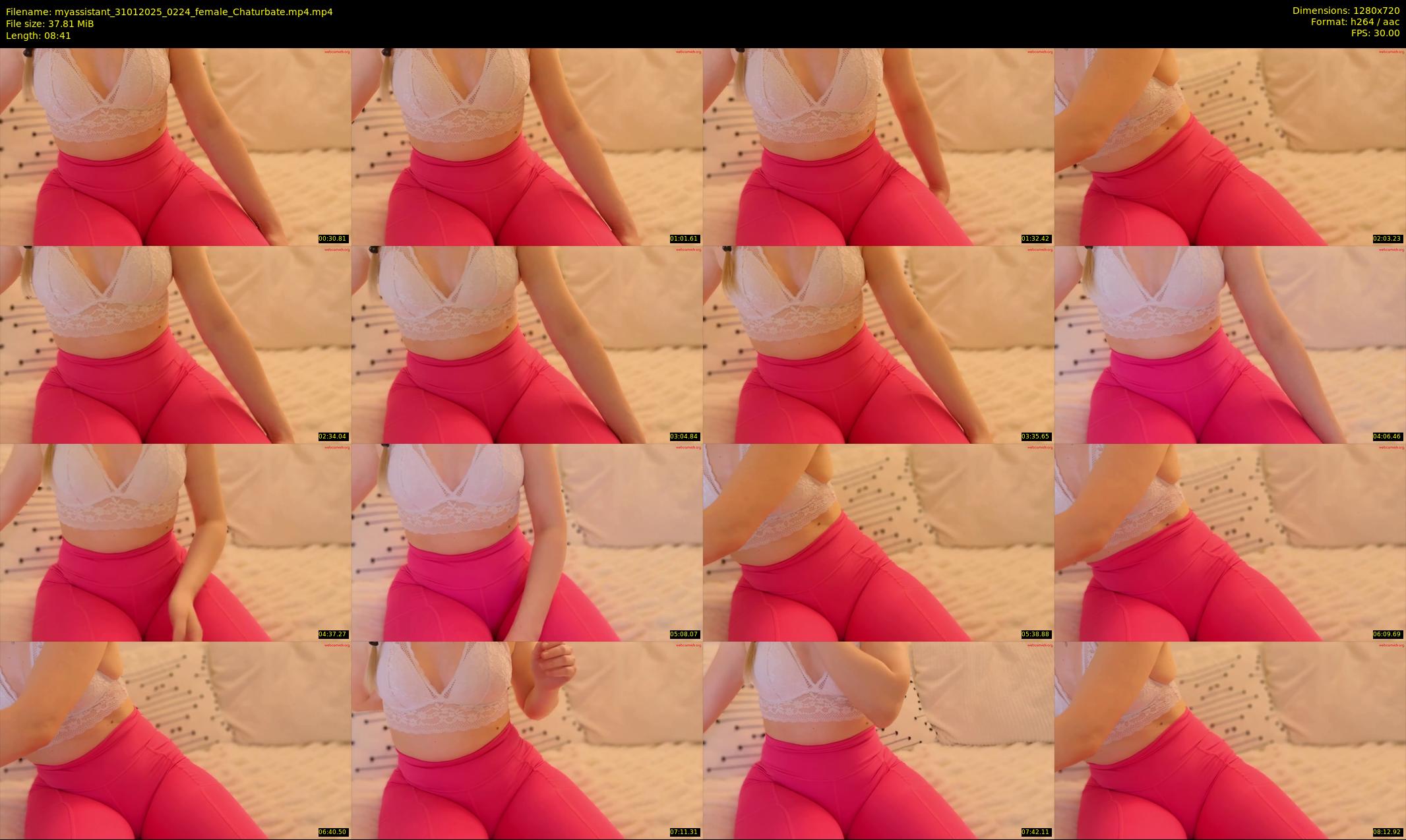 myassistant — 9 minute Chaturbate female cam show recording, 720p, Jan 31, 2025
