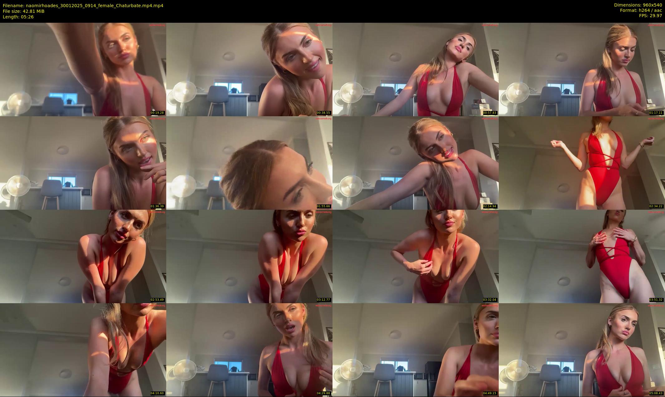 naomirhoades — 6 minute Chaturbate female cam show recording, 480p, Jan 30, 2025