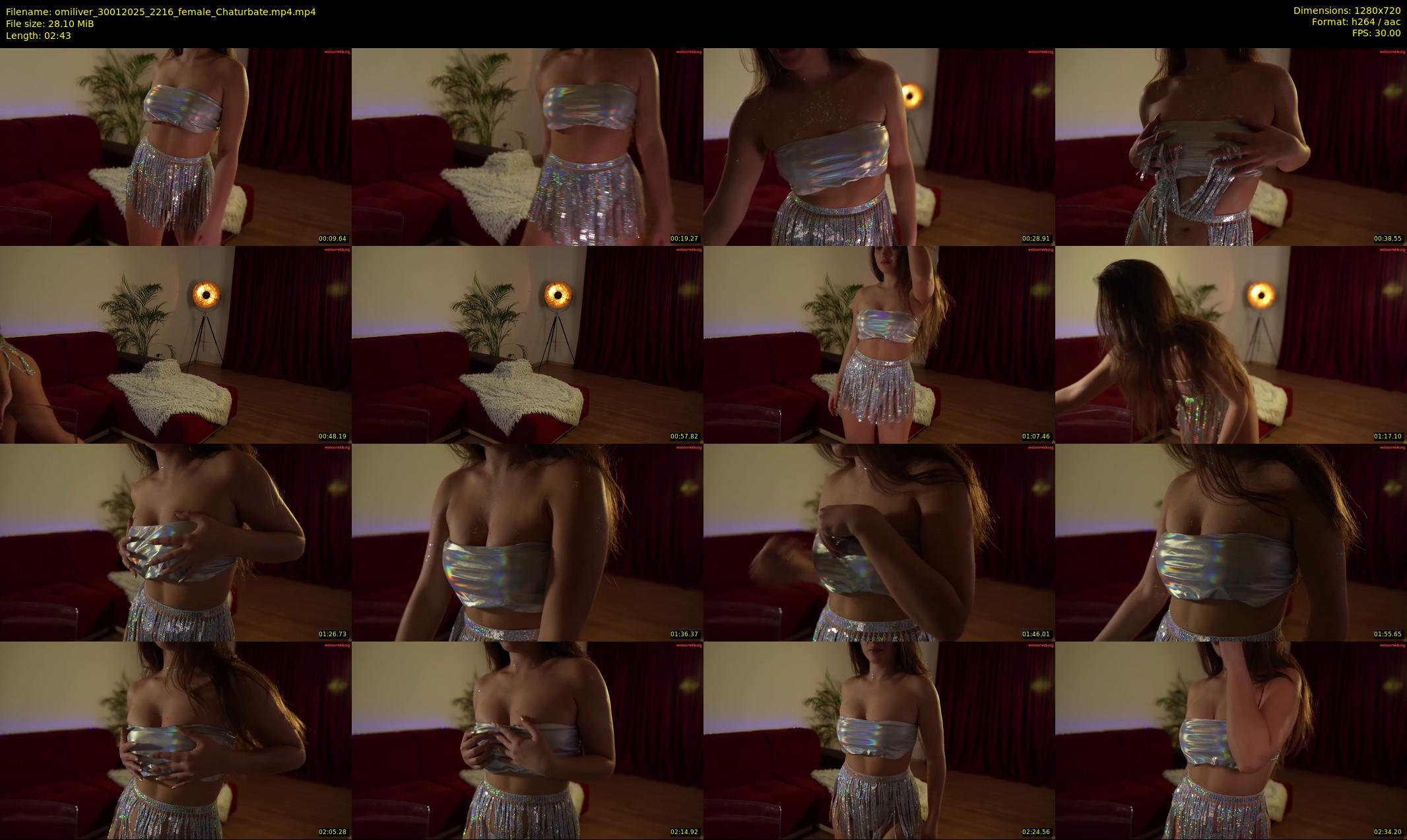 omiliver — 3 minute Chaturbate female cam show recording, 720p, Jan 30, 2025