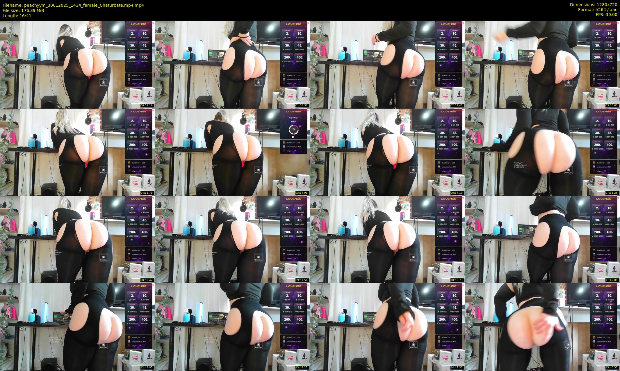 peachyym — 17 minute Chaturbate female cam show recording, 720p, Jan 30, 2025