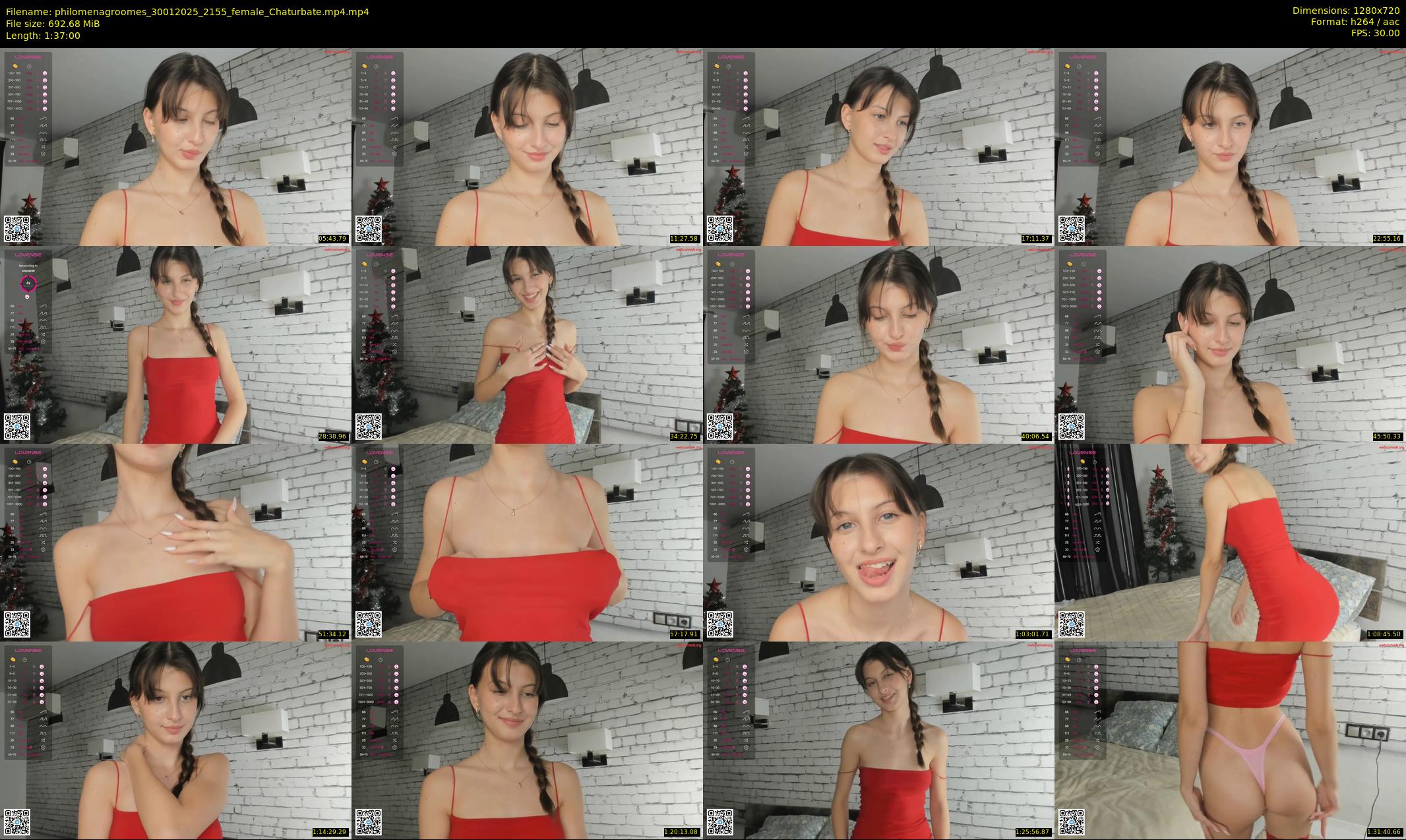 philomenagroomes — 97 minute Chaturbate female cam show recording, 720p, Jan 30, 2025