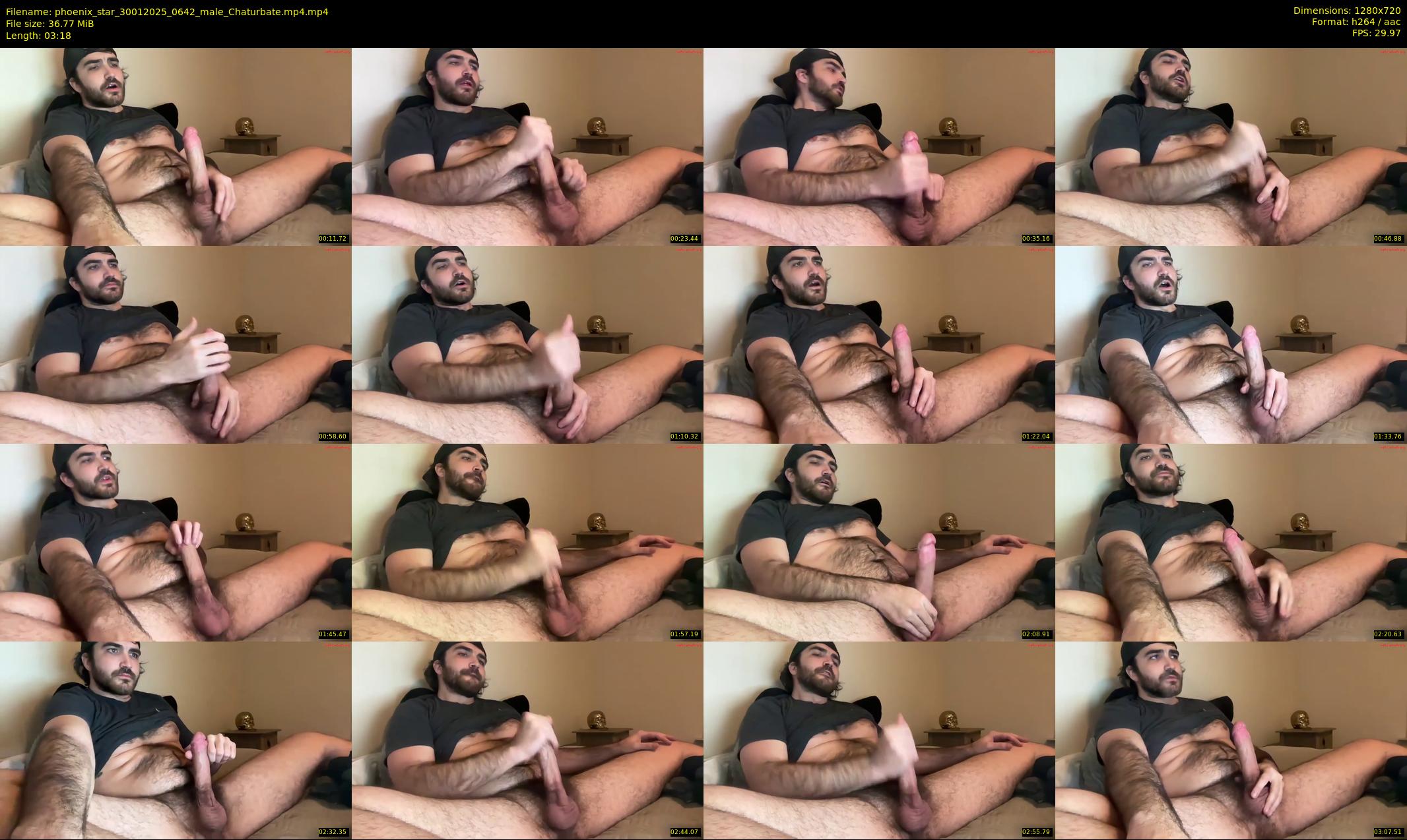 phoenix_star — 4 minute Chaturbate male cam show recording, 720p, Jan 30, 2025