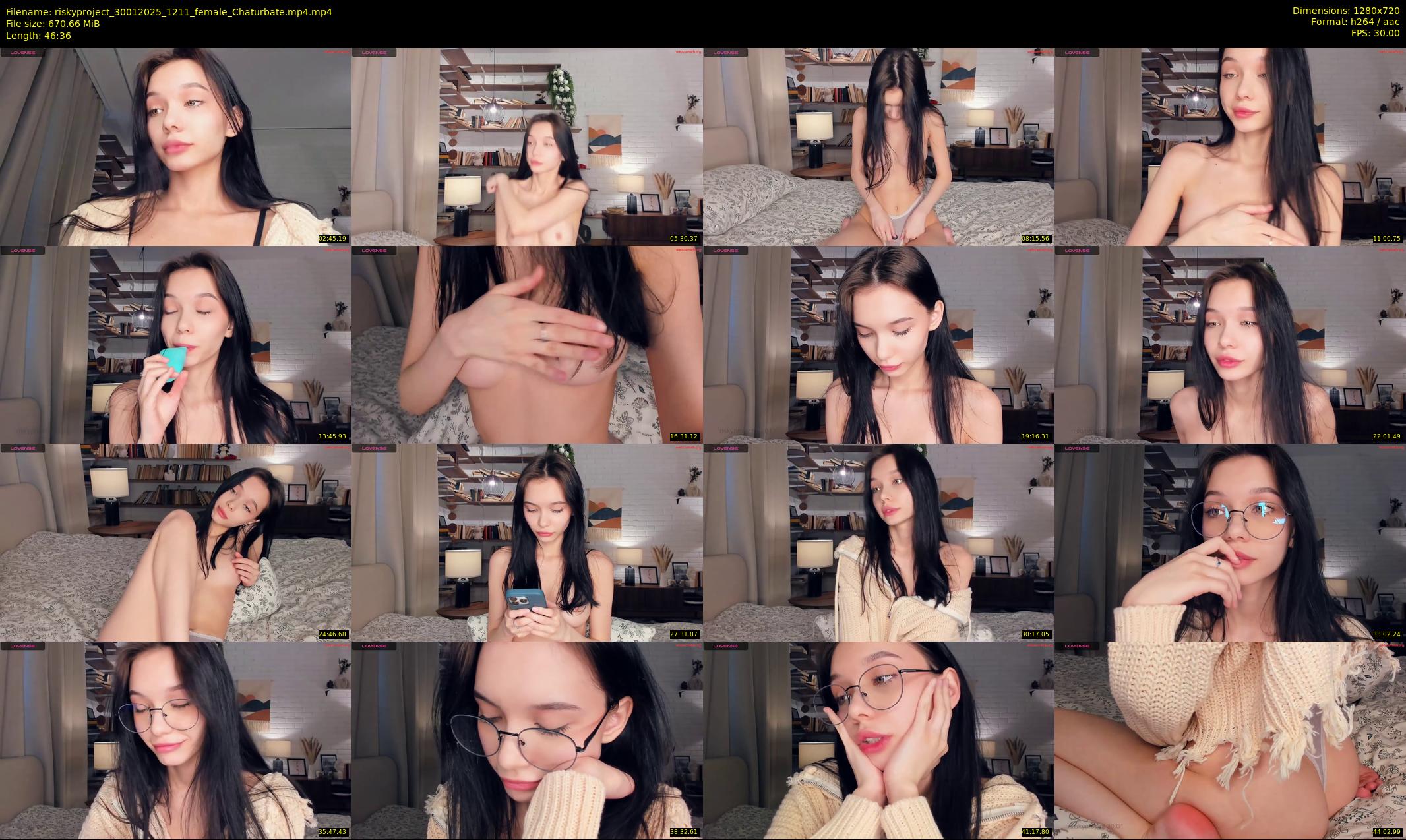 riskyproject — 47 minute Chaturbate couple cam show recording, 720p, Jan 30, 2025