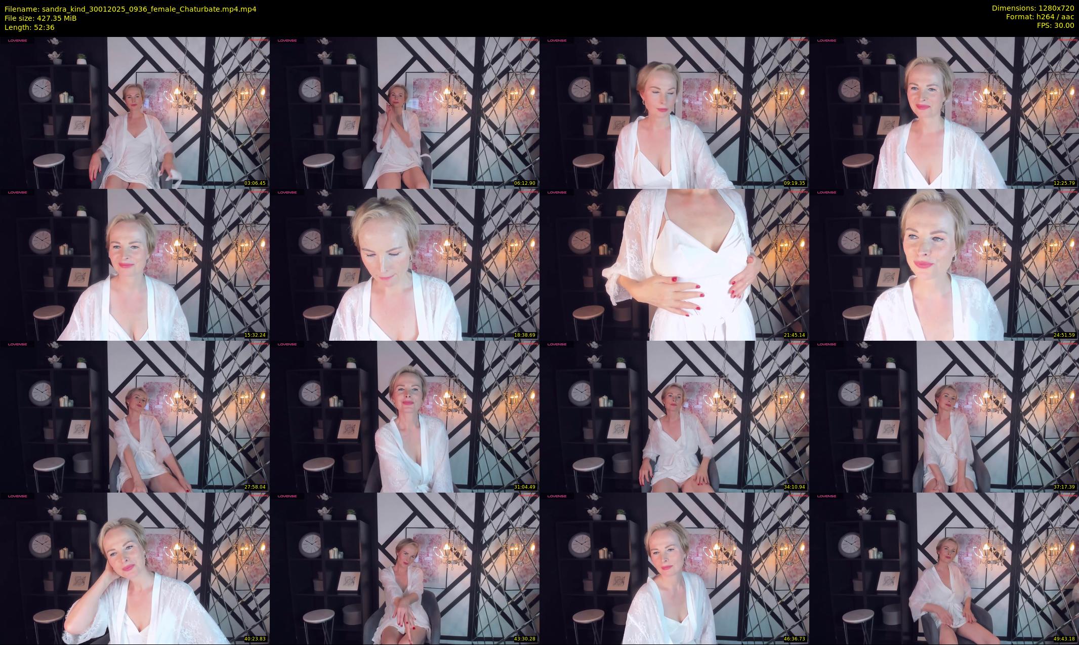 sandra_kind — 53 minute Chaturbate female cam show recording, 720p, Jan 30, 2025