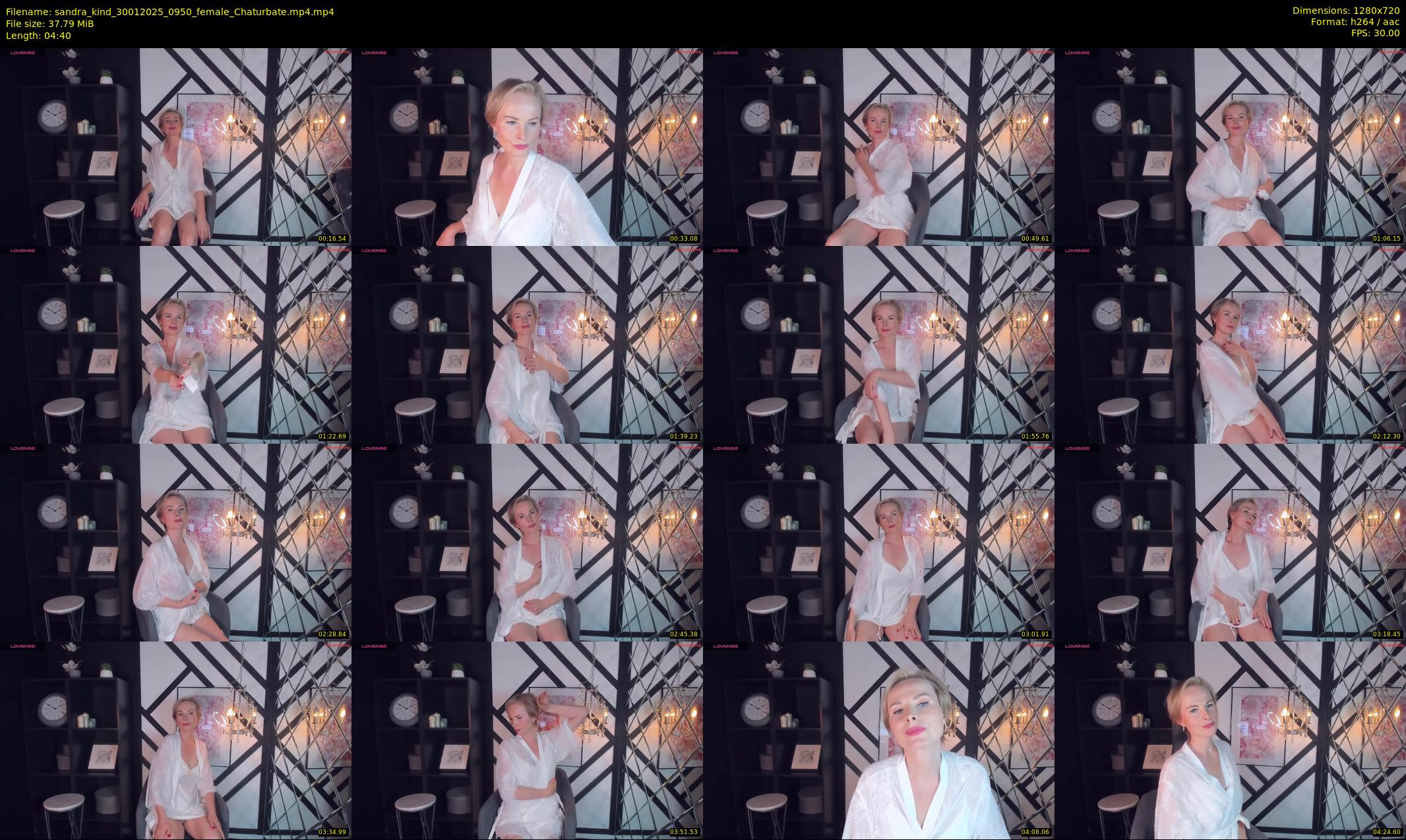 sandra_kind — 5 minute Chaturbate female cam show recording, 720p, Jan 30, 2025