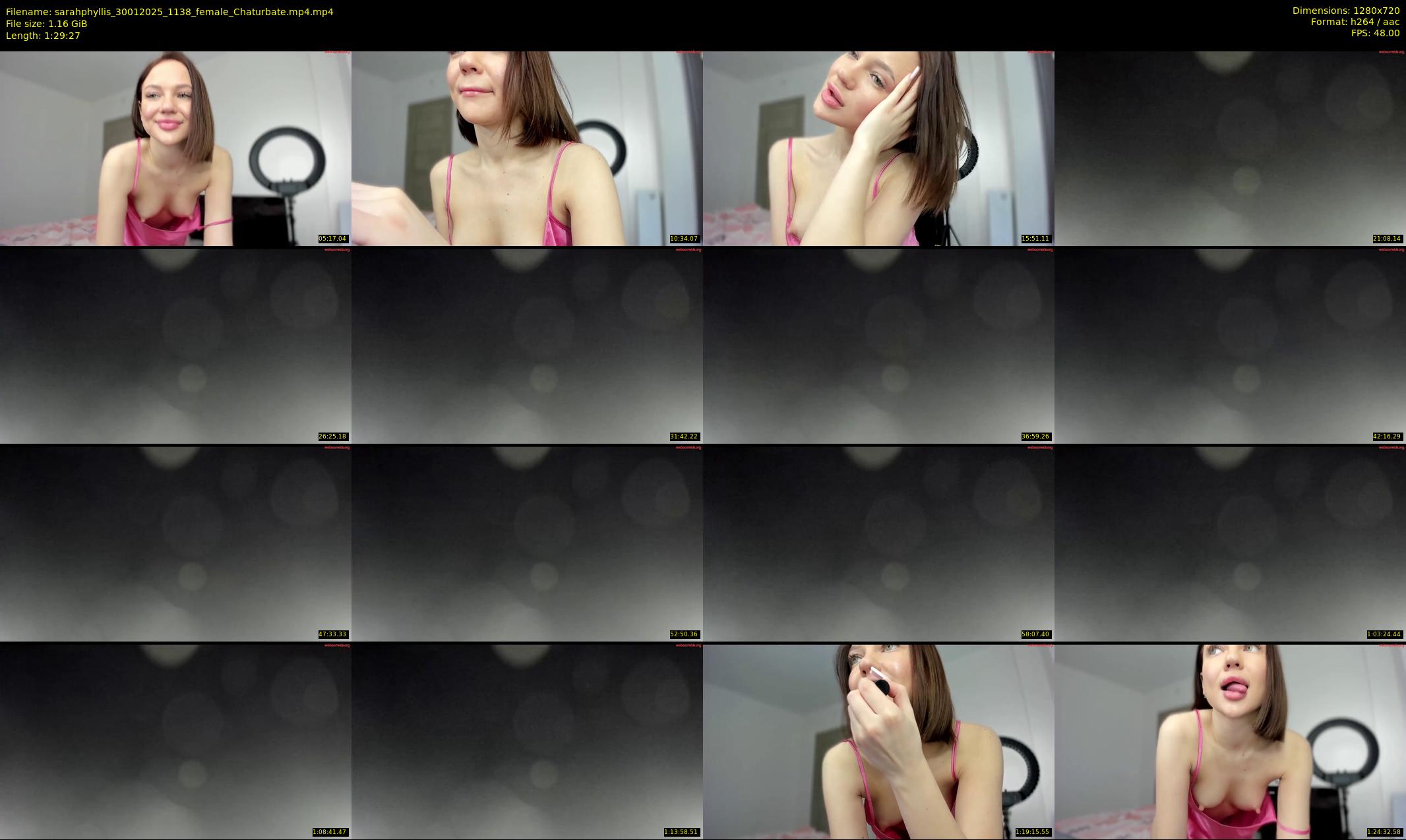 sarahphyllis — 90 minute Chaturbate female cam show recording, 720p, Jan 30, 2025