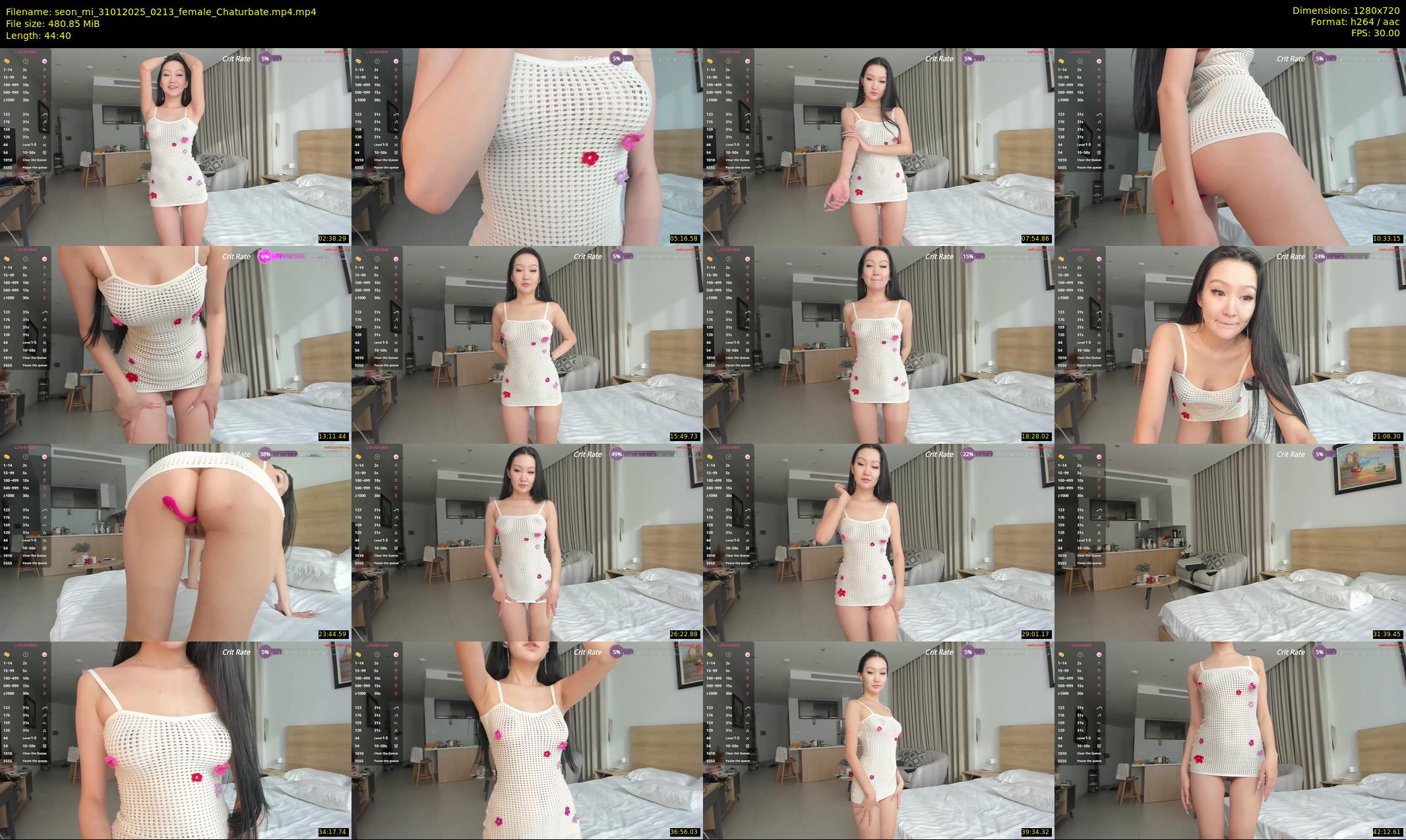 seon_mi — 45 minute Chaturbate female cam show recording, 720p, Jan 31, 2025
