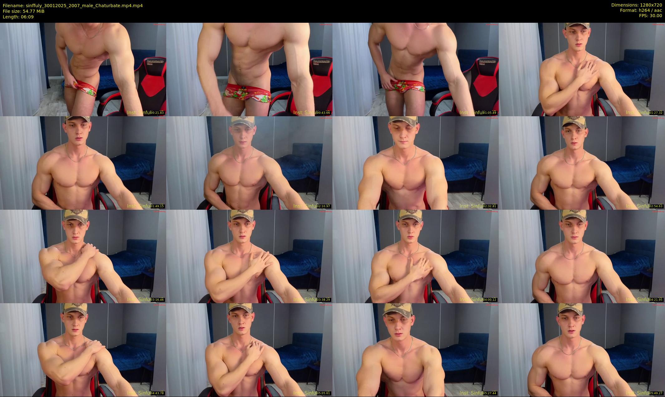 sinffuly — 7 minute Chaturbate male cam show recording, 720p, Jan 30, 2025