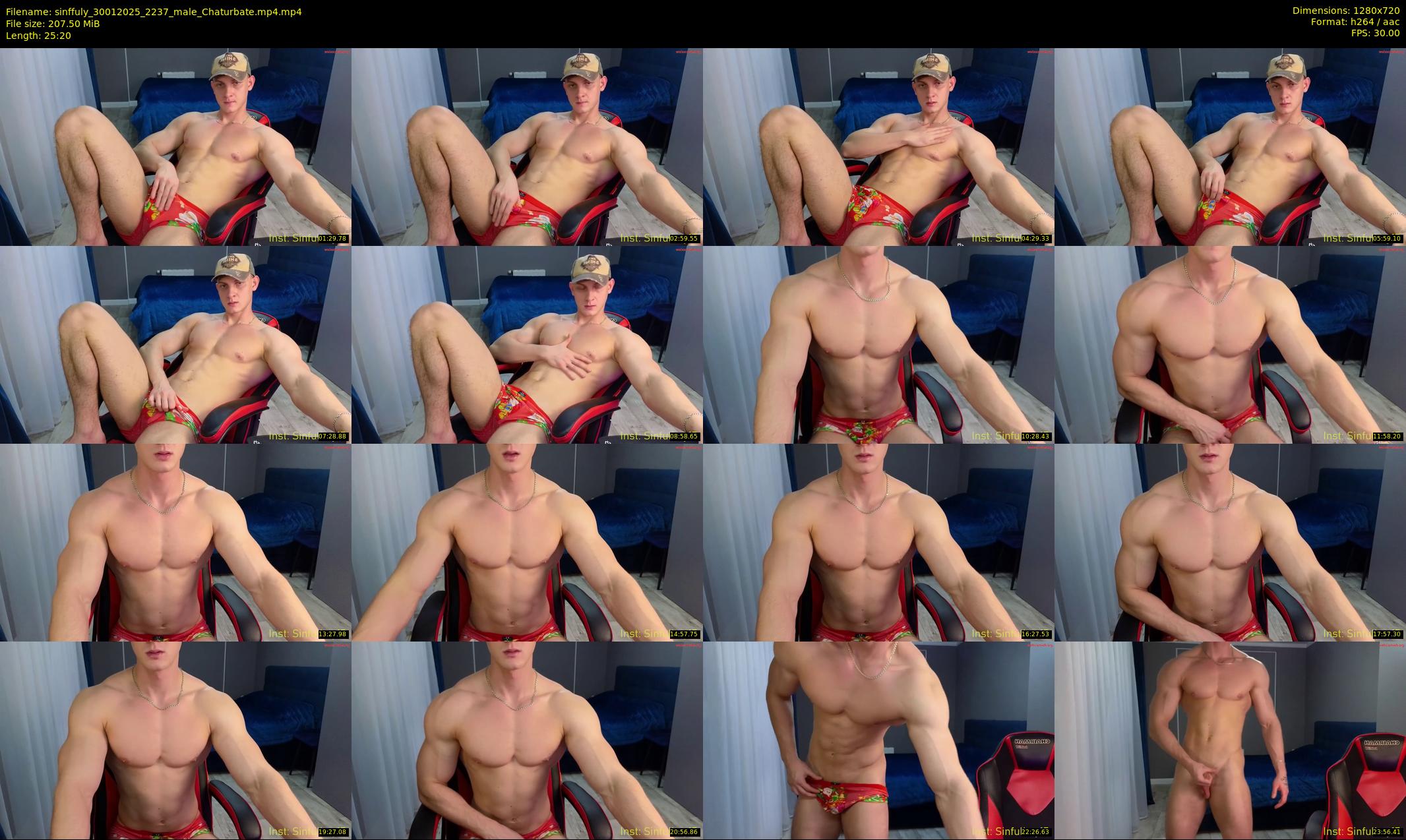 sinffuly — 26 minute Chaturbate male cam show recording, 720p, Jan 30, 2025
