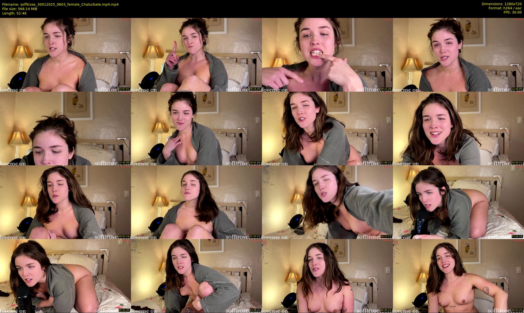 sofftrose — 53 minute Chaturbate female cam show recording, 720p, Jan 30, 2025