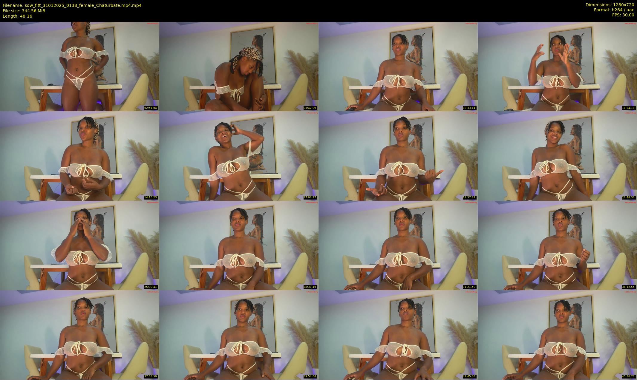 sow_fitt — 49 minute Chaturbate female cam show recording, 720p, Jan 31, 2025