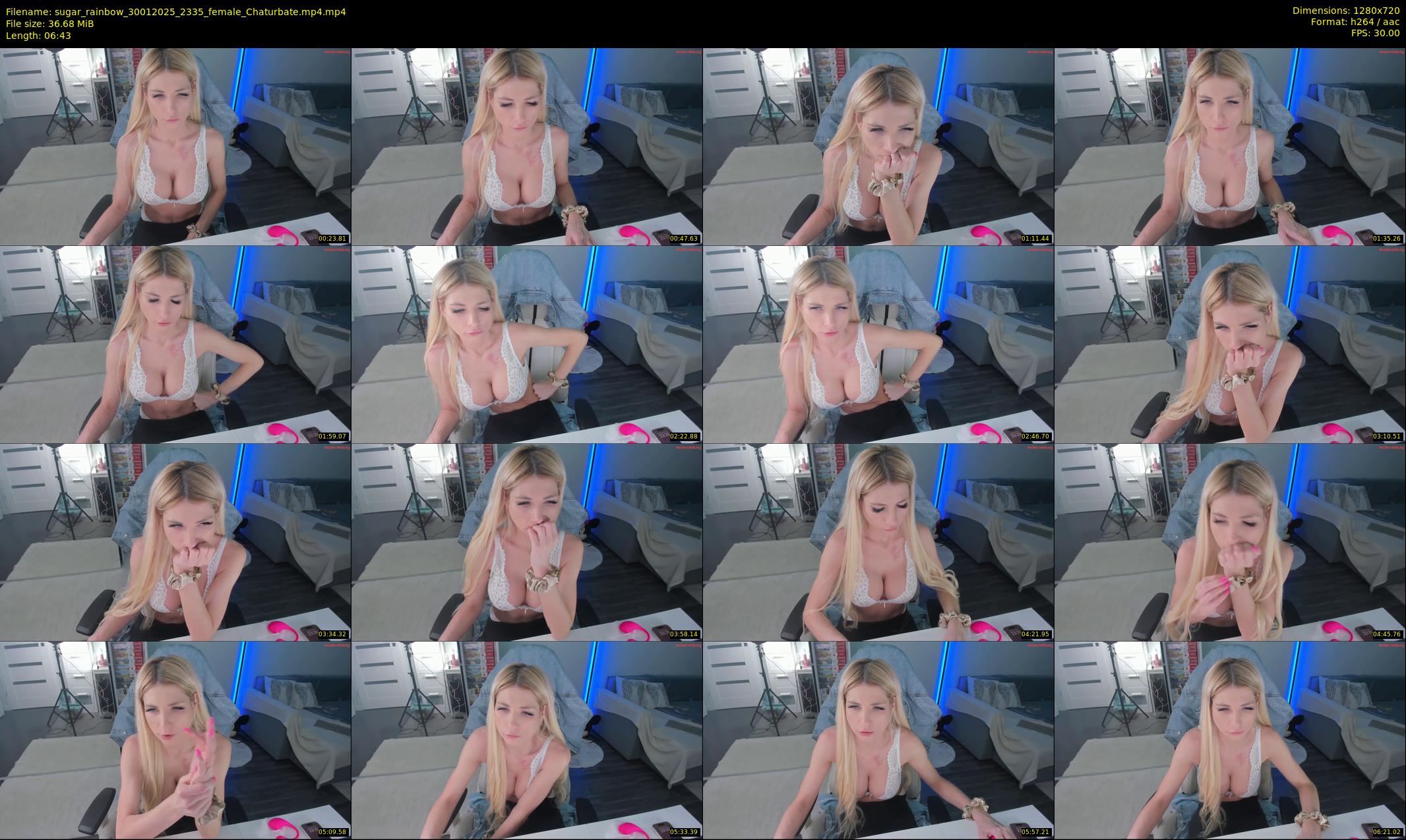 sugar_rainbow — 7 minute Chaturbate female cam show recording, 720p, Jan 30, 2025