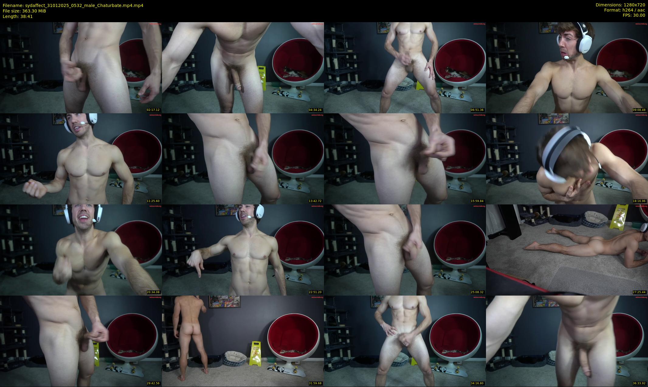 sydaffect — 39 minute Chaturbate male cam show recording, 720p, Jan 31, 2025