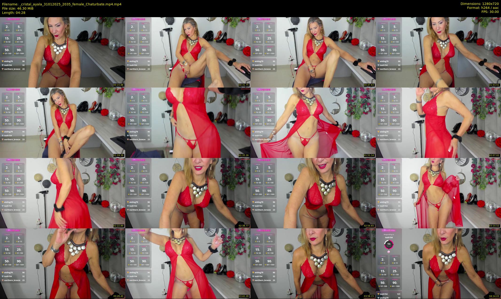 _cristal_ayala — 5 minute Chaturbate female cam show recording, 720p, Jan 31, 2025