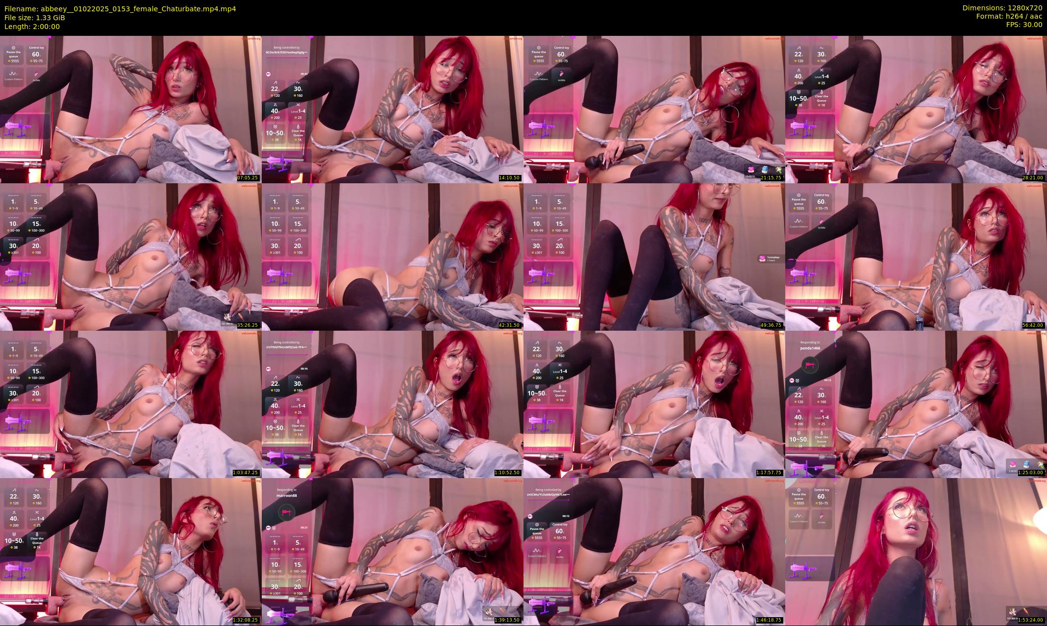 abbeey_ — 120 minute Chaturbate female cam show recording, 720p, Feb 1, 2025