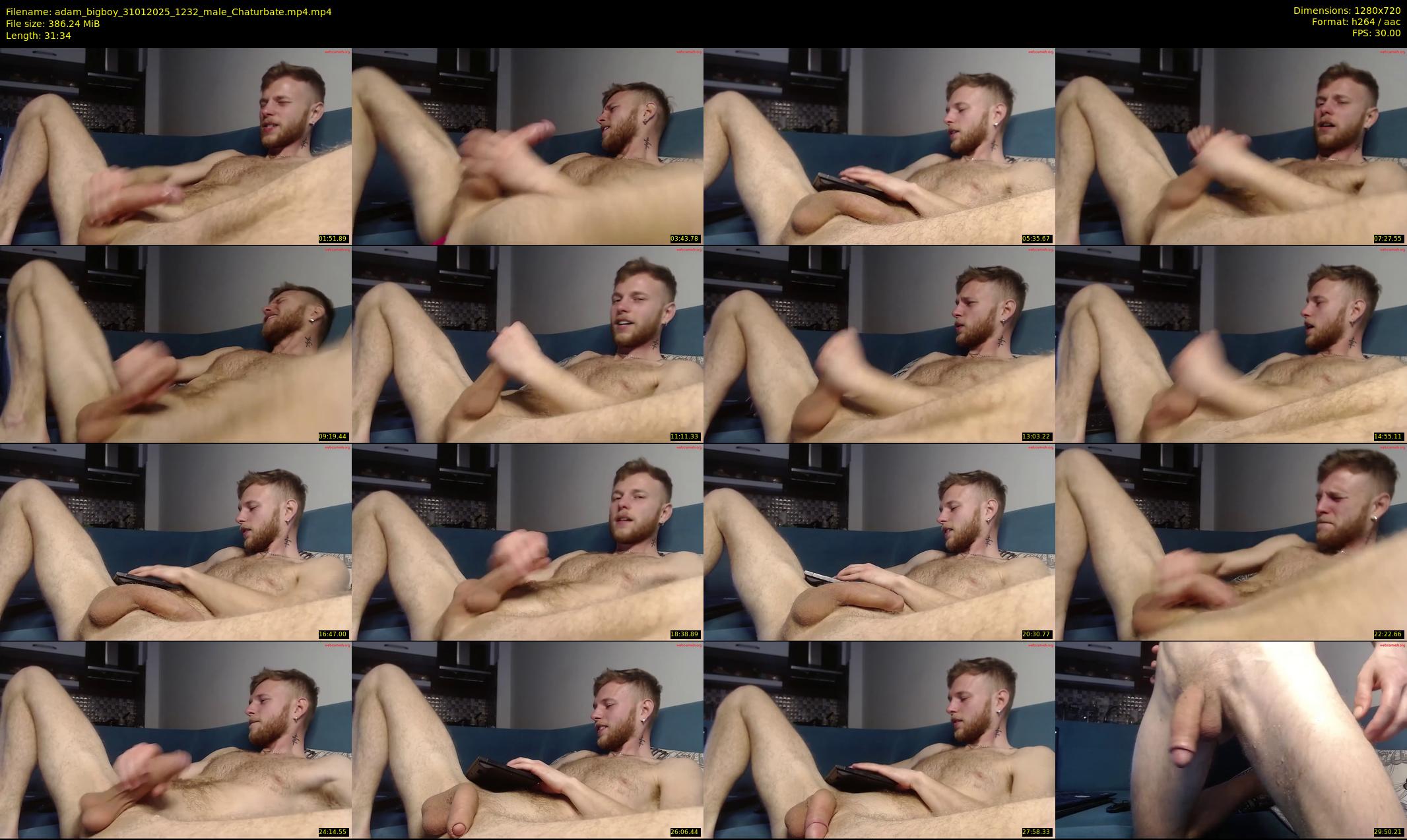 adam_bigboy — 32 minute Chaturbate male cam show recording, 720p, Jan 31, 2025