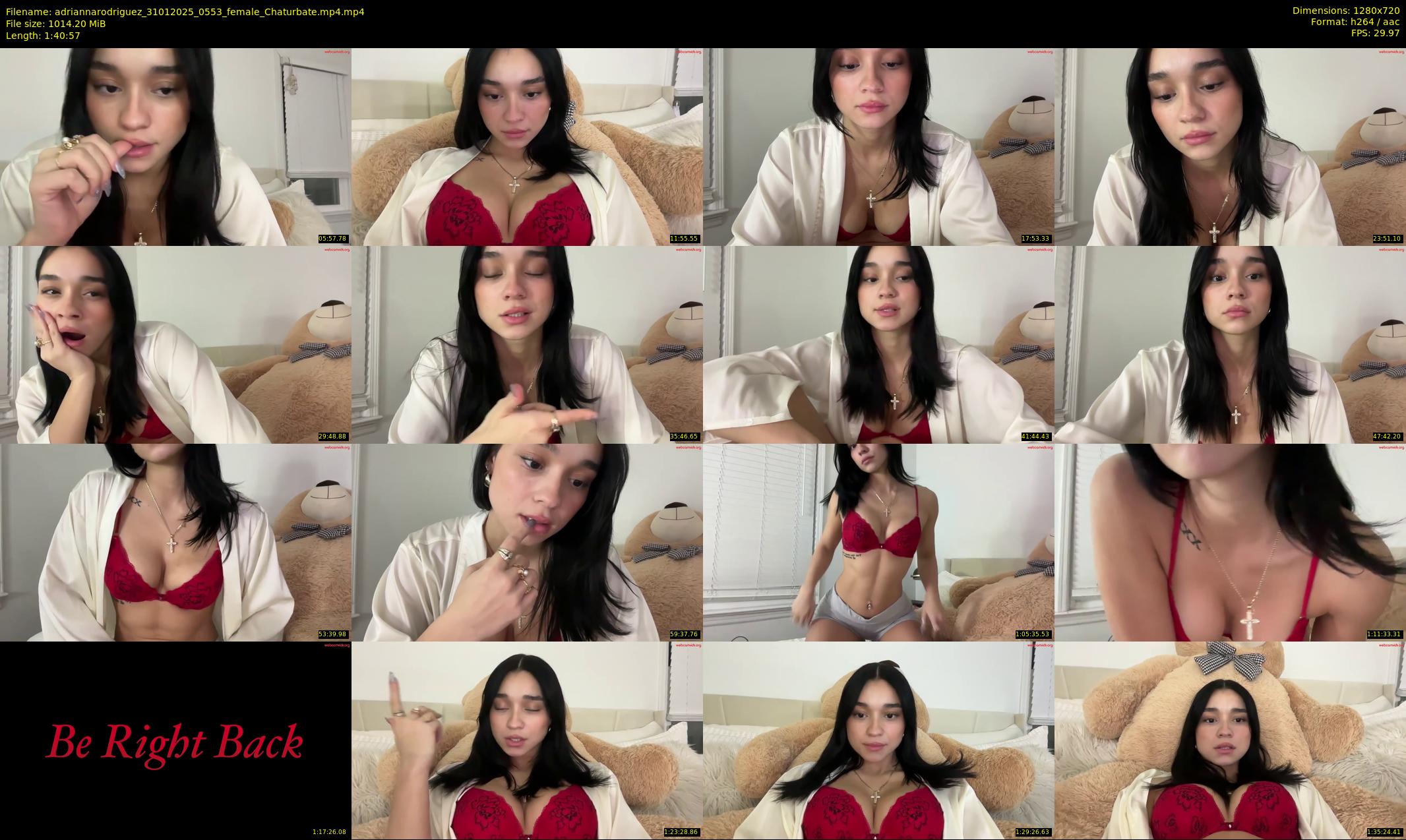 adriannarodriguez — 101 minute Chaturbate female cam show recording, 720p, Jan 31, 2025