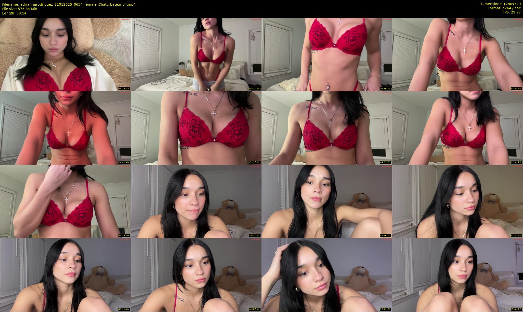 adriannarodriguez — 59 minute Chaturbate female cam show recording, 720p, Jan 31, 2025