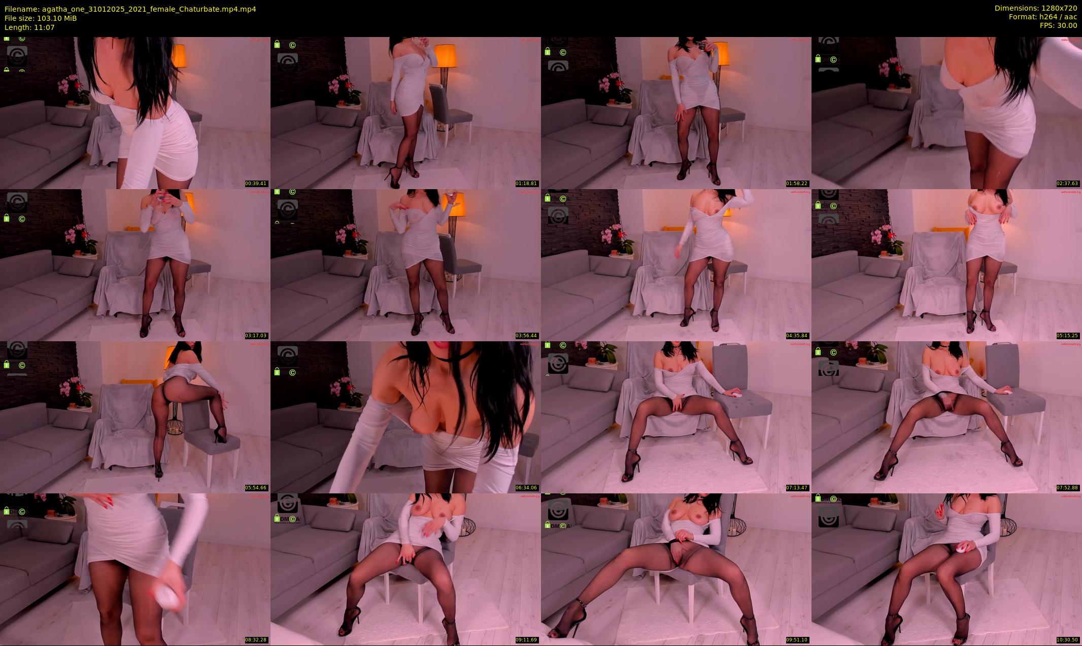 agatha_one — 12 minute Chaturbate female cam show recording, 720p, Jan 31, 2025