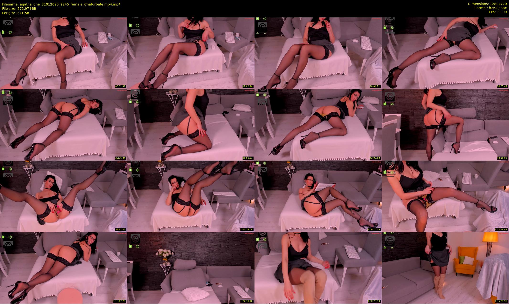 agatha_one — 102 minute Chaturbate female cam show recording, 720p, Jan 31, 2025