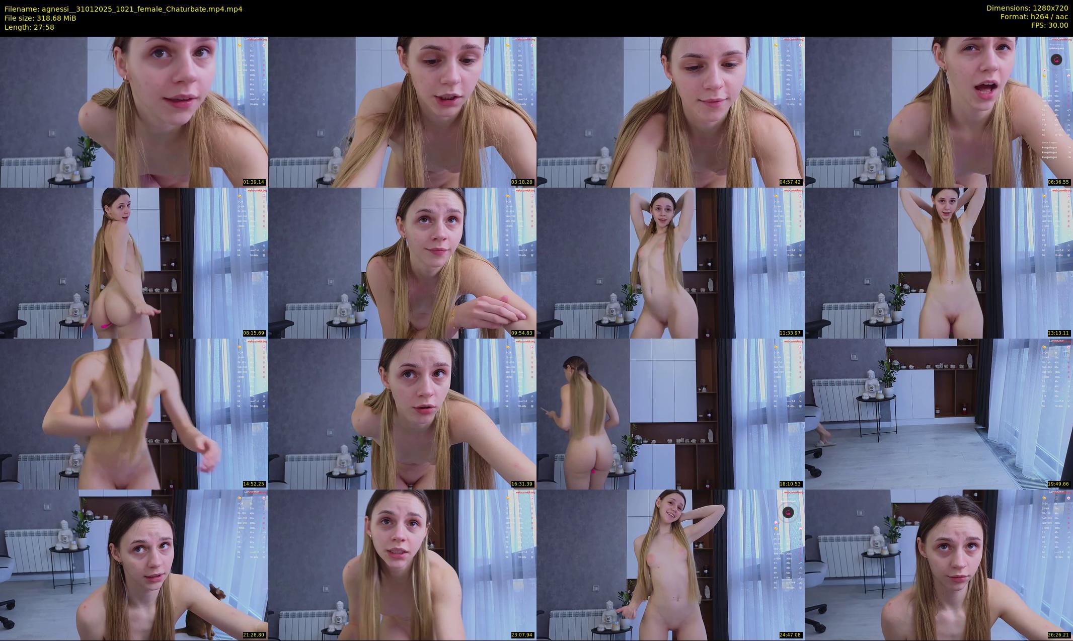 agnessi_ — 28 minute Chaturbate female cam show recording, 720p, Jan 31, 2025