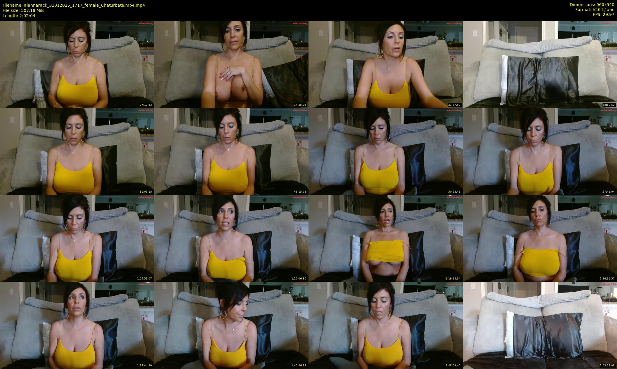 alannarack — 123 minute Chaturbate female cam show recording, 480p, Jan 31, 2025