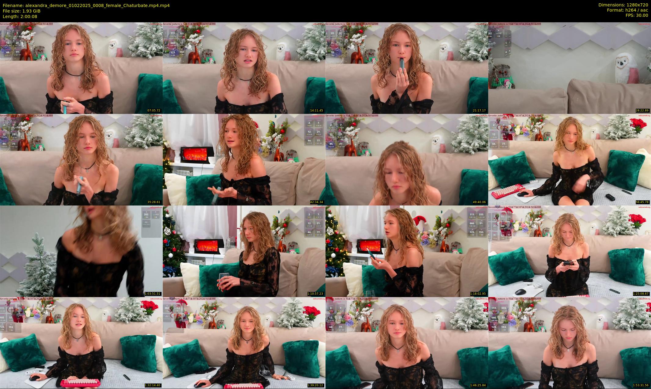 alexandra_demore — 121 minute Chaturbate female cam show recording, 720p, Feb 1, 2025