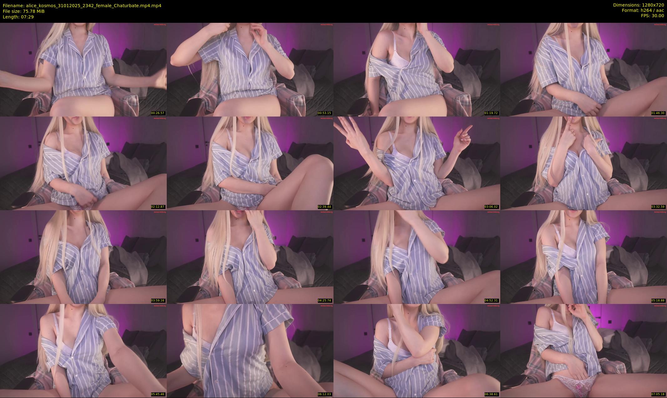 alice_kosmos — 8 minute Chaturbate female cam show recording, 720p, Jan 31, 2025