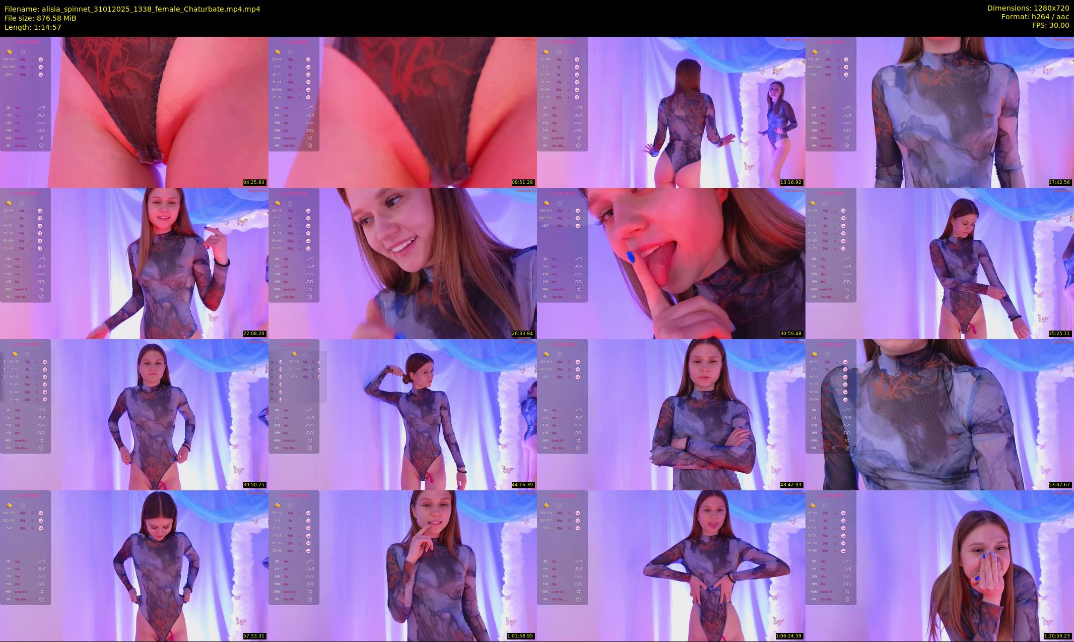 alisia_spinnet — 75 minute Chaturbate female cam show recording, 720p, Jan 31, 2025