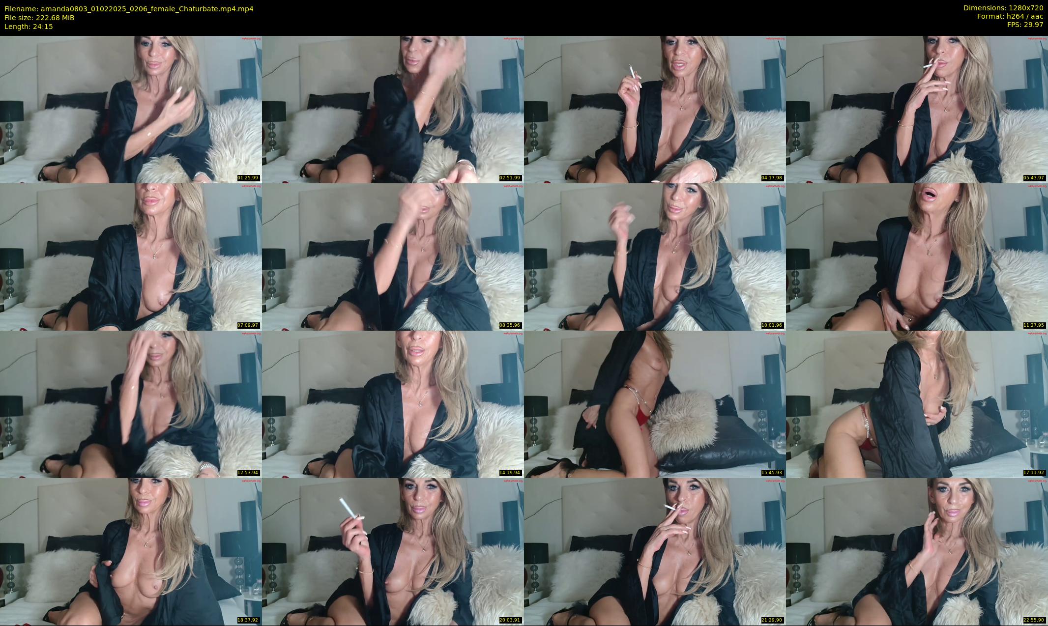 amanda0803 — 25 minute Chaturbate female cam show recording, 720p, Feb 1, 2025
