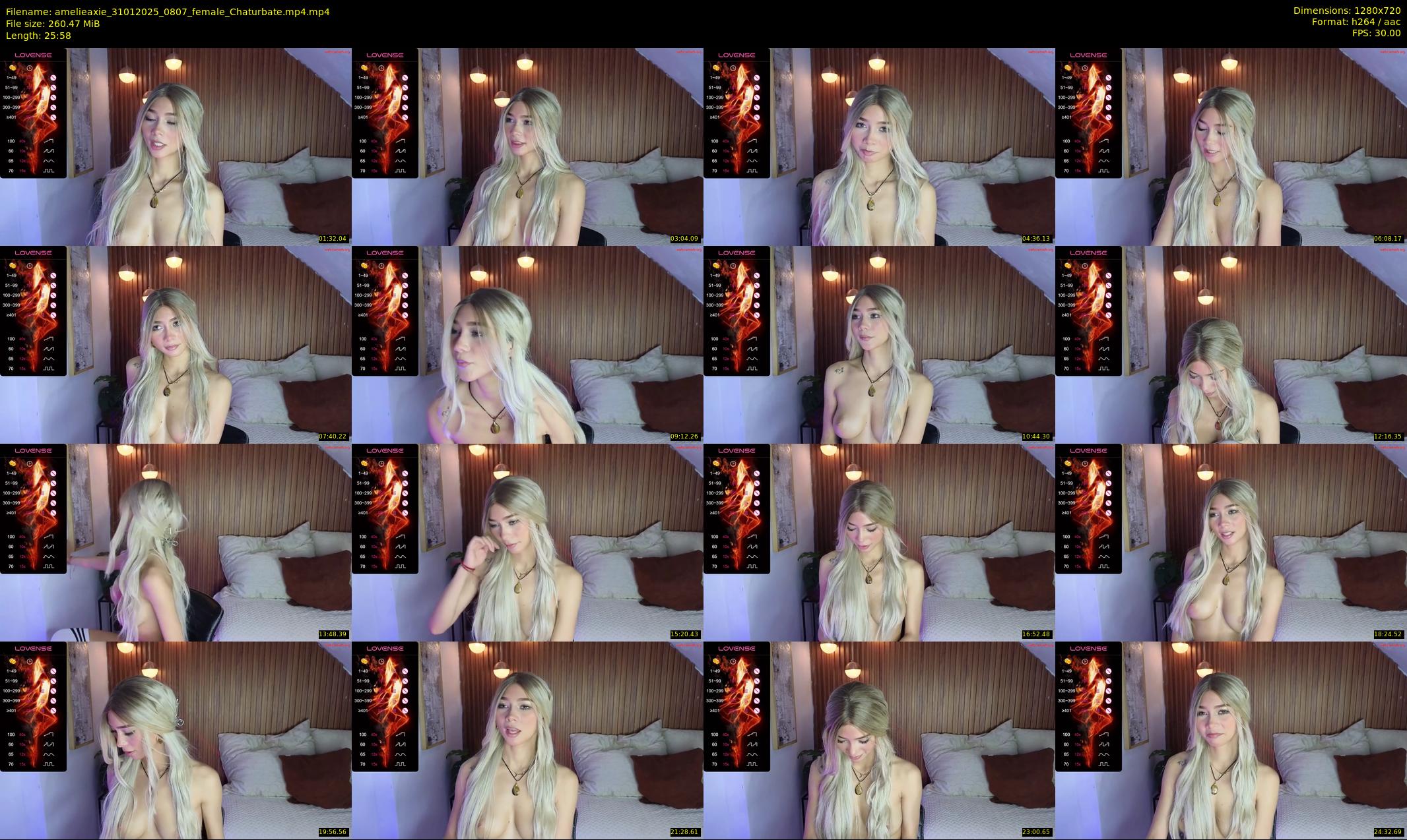 amelieaxie — 26 minute Chaturbate female cam show recording, 720p, Jan 31, 2025